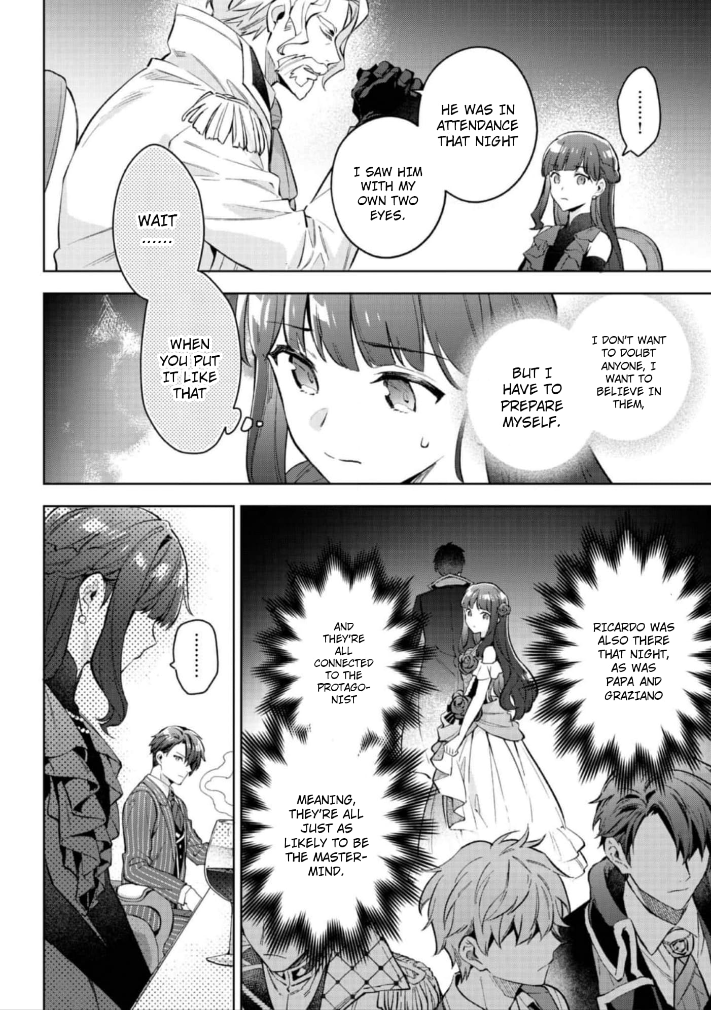 Akutou Ikka no Mana Musume, Tensei Saki mo Otome Game no Gokudou Reijou deshita.: Saijoukyuu Rank no Akuyaku-sama, Sono Dekiai wa Fuyou desu! @COMIC Chapter 21 page 13