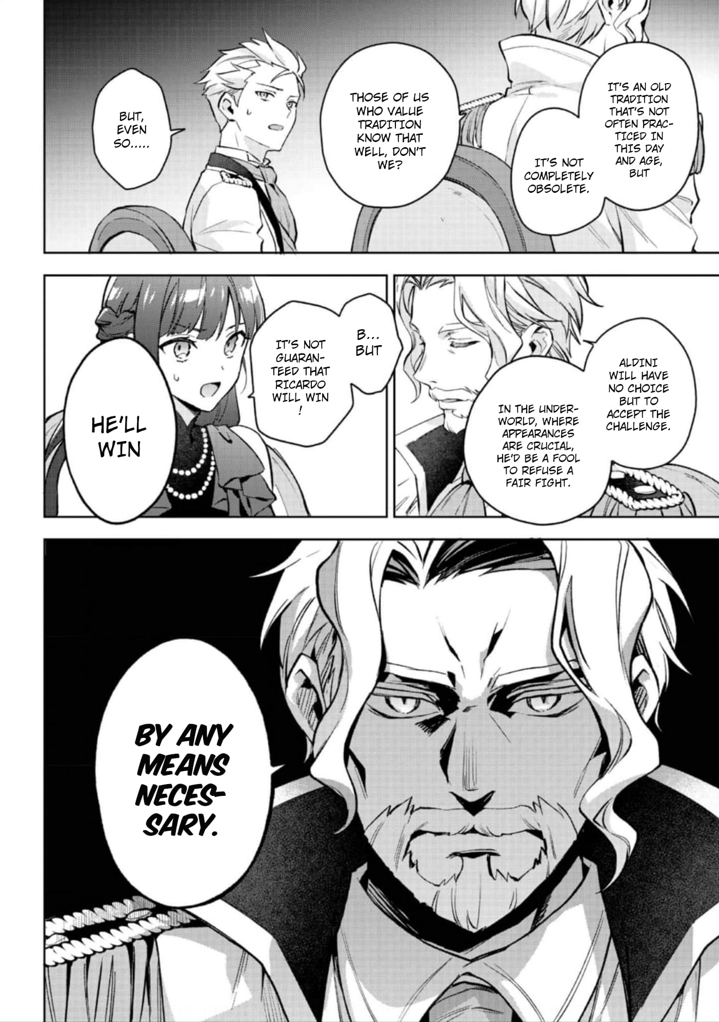 Akutou Ikka no Mana Musume, Tensei Saki mo Otome Game no Gokudou Reijou deshita.: Saijoukyuu Rank no Akuyaku-sama, Sono Dekiai wa Fuyou desu! @COMIC Chapter 21 page 19
