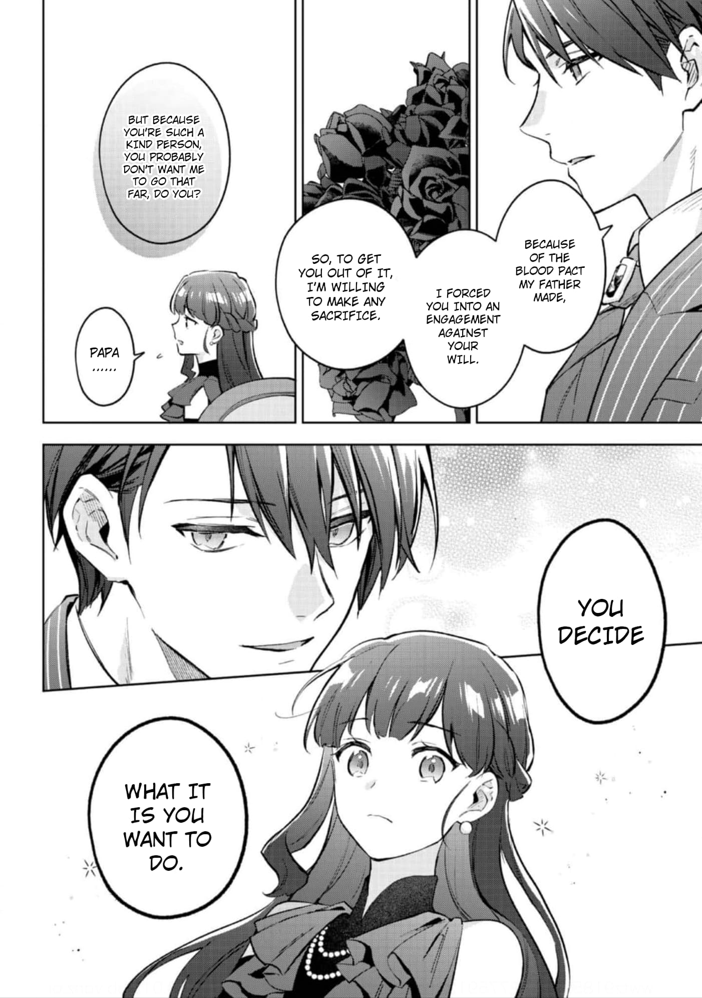 Akutou Ikka no Mana Musume, Tensei Saki mo Otome Game no Gokudou Reijou deshita.: Saijoukyuu Rank no Akuyaku-sama, Sono Dekiai wa Fuyou desu! @COMIC Chapter 21 page 21