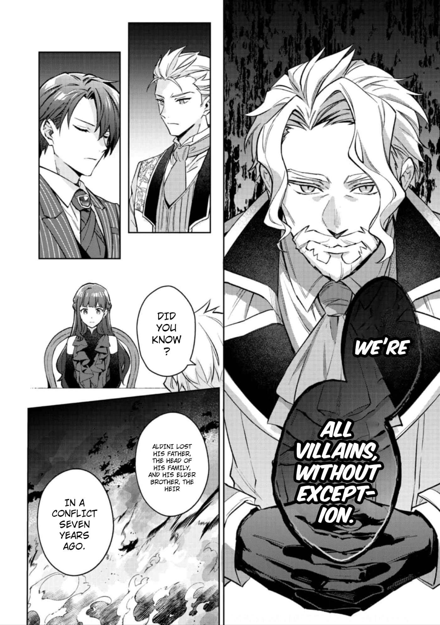 Akutou Ikka no Mana Musume, Tensei Saki mo Otome Game no Gokudou Reijou deshita.: Saijoukyuu Rank no Akuyaku-sama, Sono Dekiai wa Fuyou desu! @COMIC Chapter 21 page 23