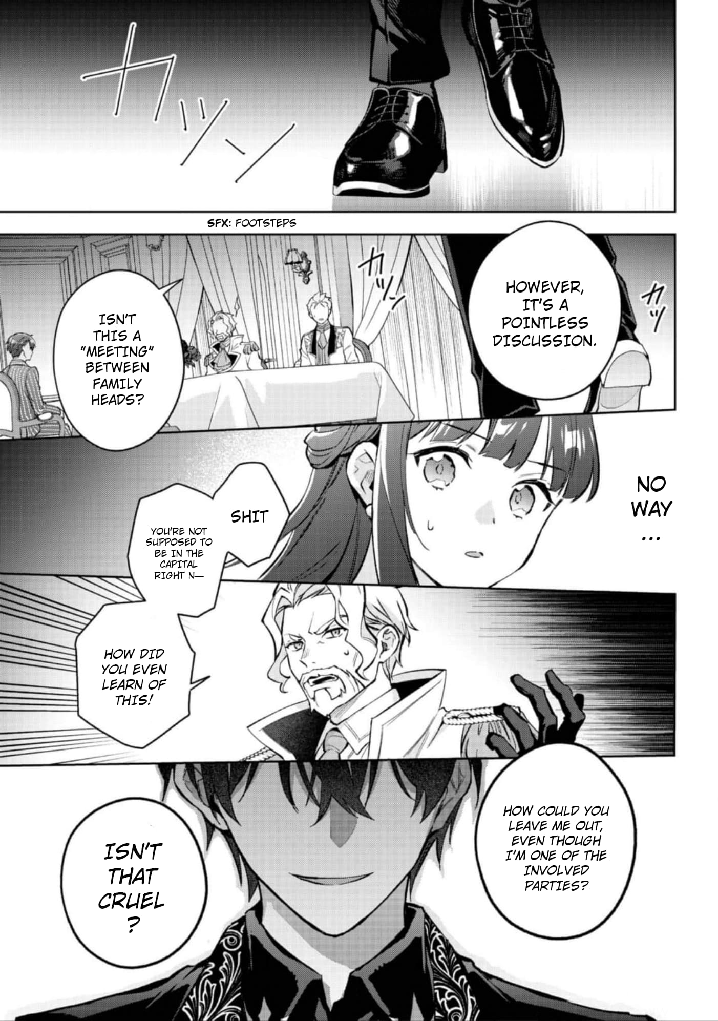 Akutou Ikka no Mana Musume, Tensei Saki mo Otome Game no Gokudou Reijou deshita.: Saijoukyuu Rank no Akuyaku-sama, Sono Dekiai wa Fuyou desu! @COMIC Chapter 21 page 27