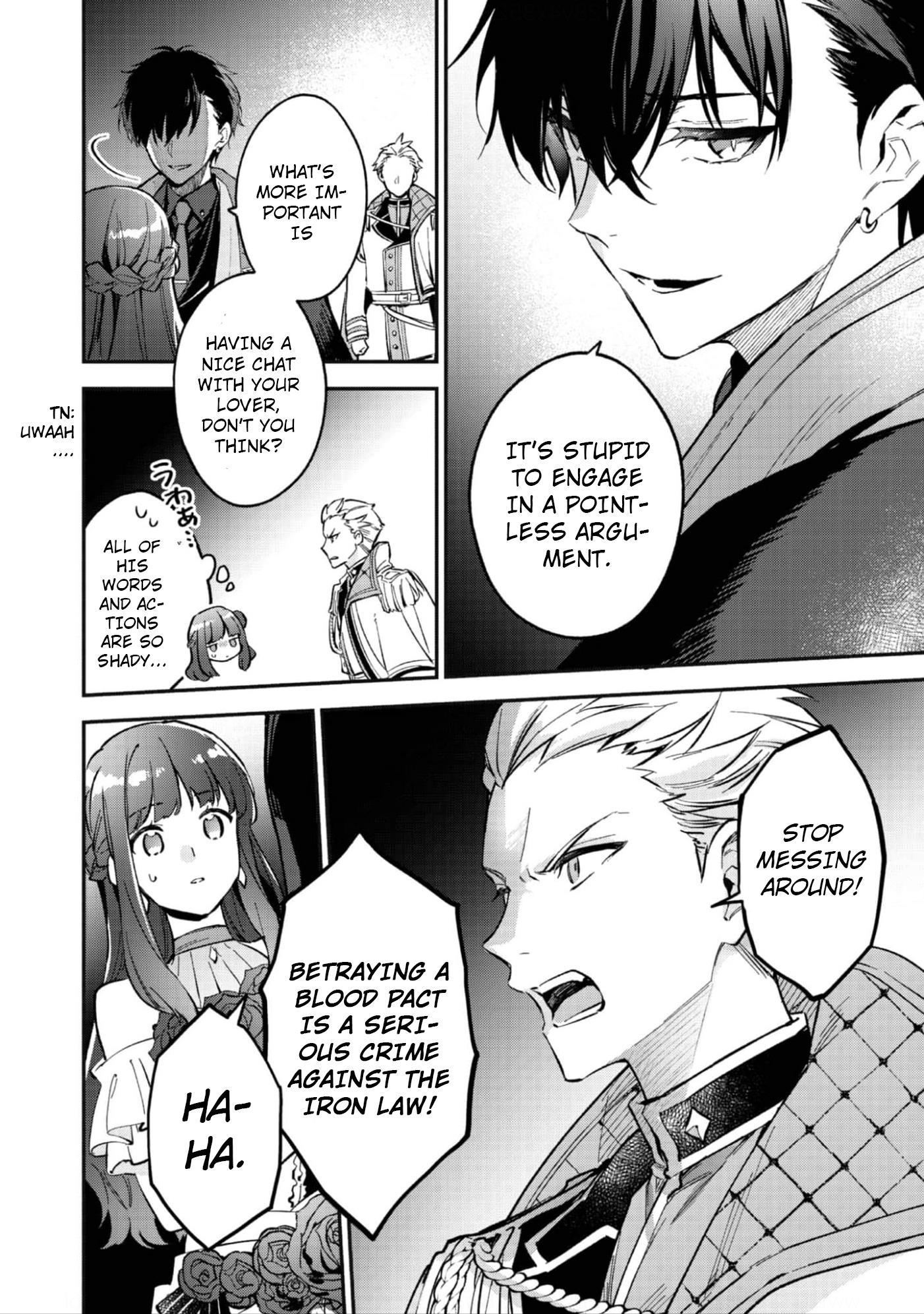 Akutou Ikka no Mana Musume, Tensei Saki mo Otome Game no Gokudou Reijou deshita.: Saijoukyuu Rank no Akuyaku-sama, Sono Dekiai wa Fuyou desu! @COMIC Chapter 10 page 5