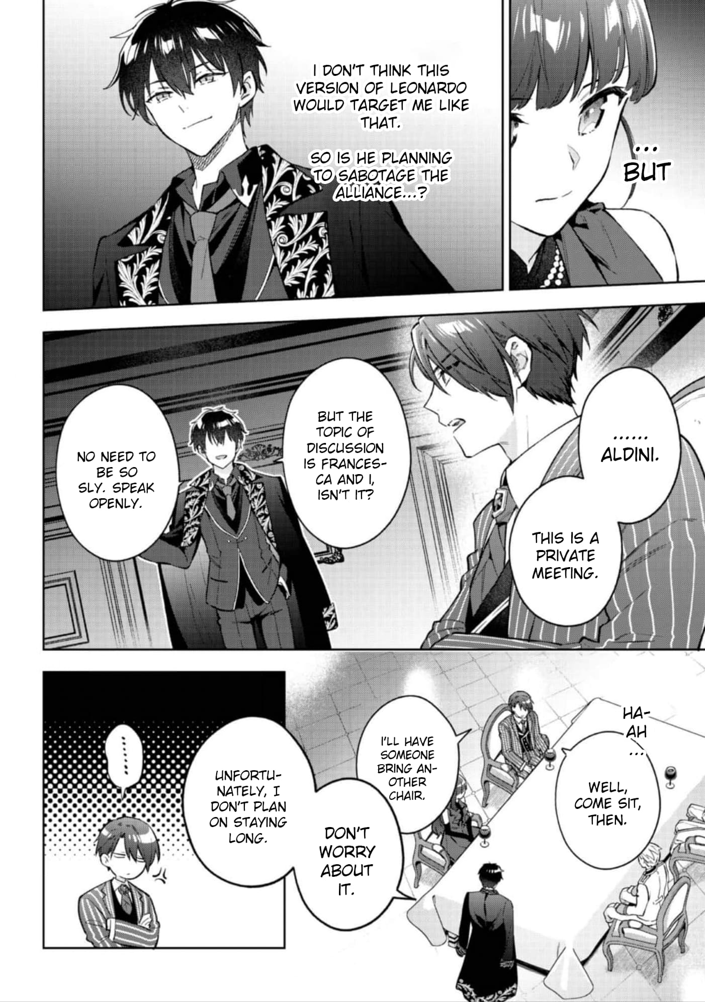 Akutou Ikka no Mana Musume, Tensei Saki mo Otome Game no Gokudou Reijou deshita.: Saijoukyuu Rank no Akuyaku-sama, Sono Dekiai wa Fuyou desu! @COMIC Chapter 22 page 3