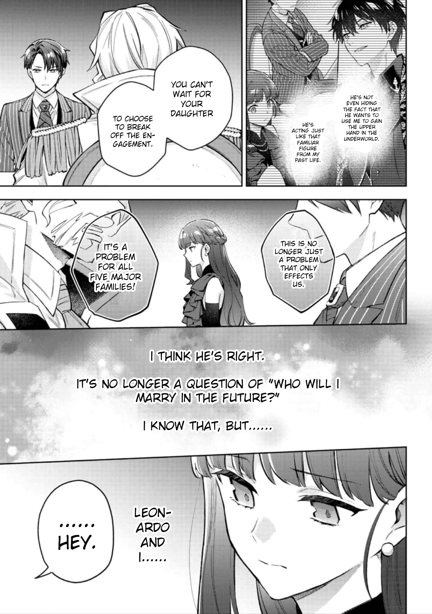 Akutou Ikka no Mana Musume, Tensei Saki mo Otome Game no Gokudou Reijou deshita.: Saijoukyuu Rank no Akuyaku-sama, Sono Dekiai wa Fuyou desu! @COMIC Chapter 22 page 16