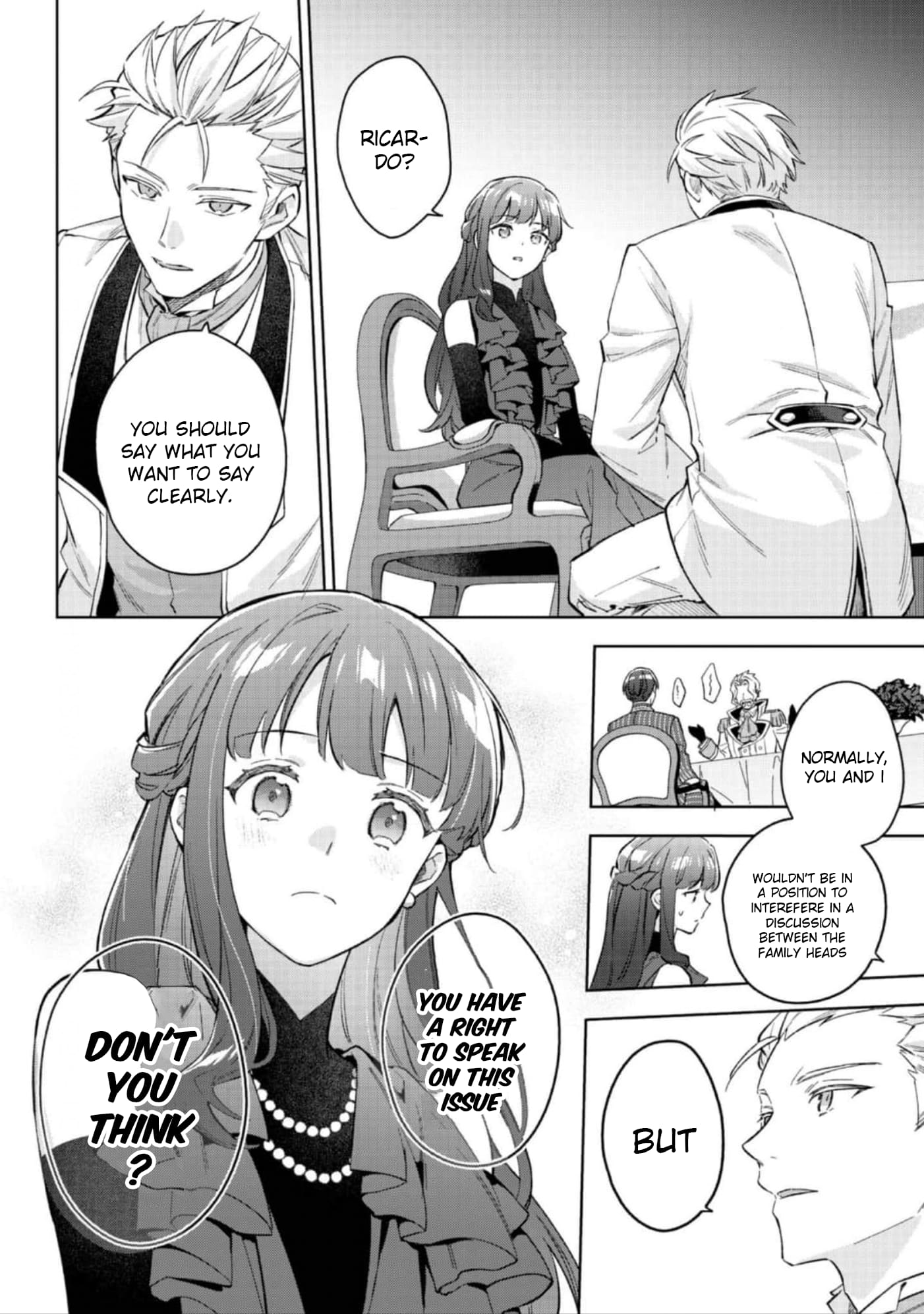 Akutou Ikka no Mana Musume, Tensei Saki mo Otome Game no Gokudou Reijou deshita.: Saijoukyuu Rank no Akuyaku-sama, Sono Dekiai wa Fuyou desu! @COMIC Chapter 22 page 17