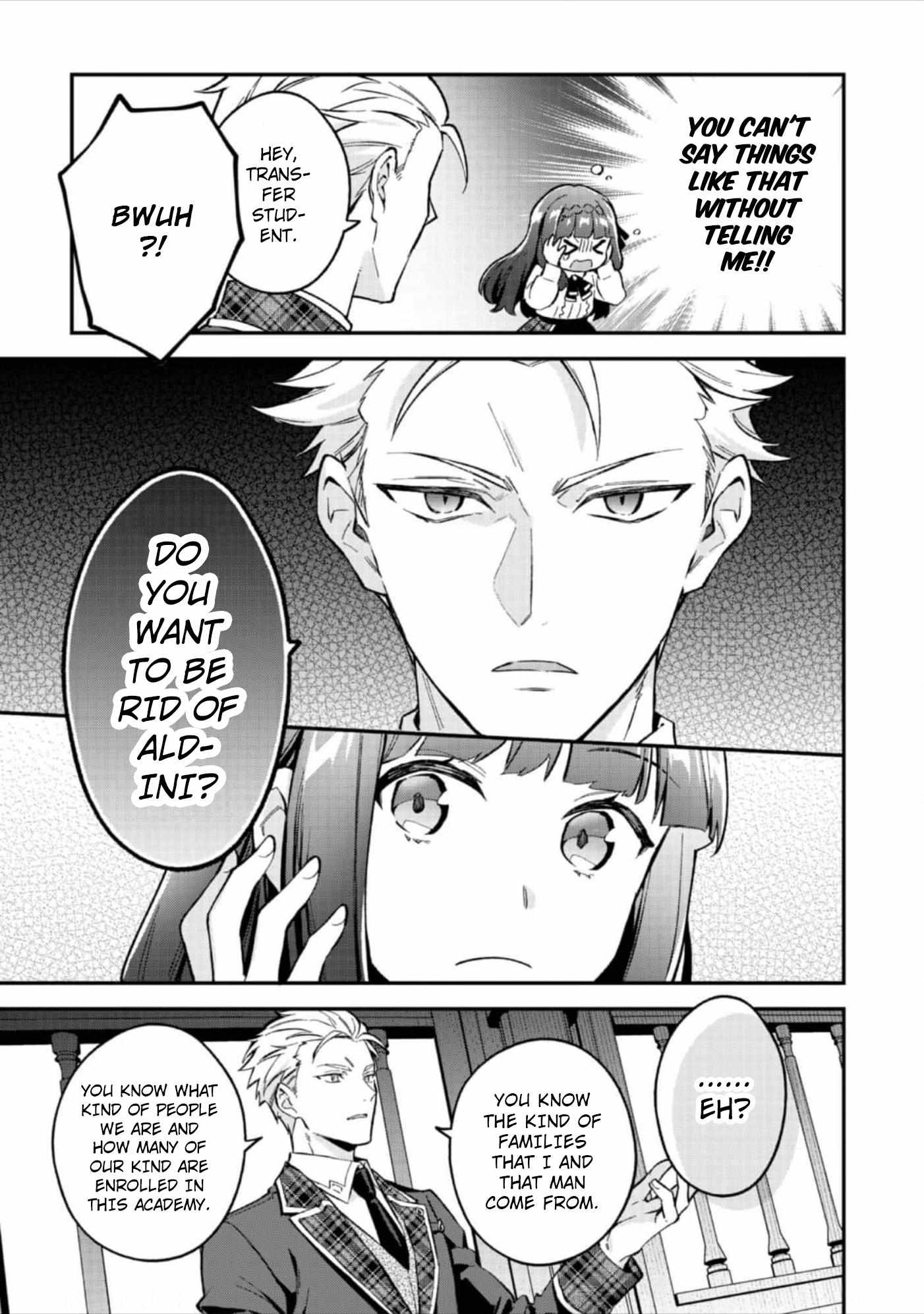 Akutou Ikka no Mana Musume, Tensei Saki mo Otome Game no Gokudou Reijou deshita.: Saijoukyuu Rank no Akuyaku-sama, Sono Dekiai wa Fuyou desu! @COMIC Chapter 6 page 9