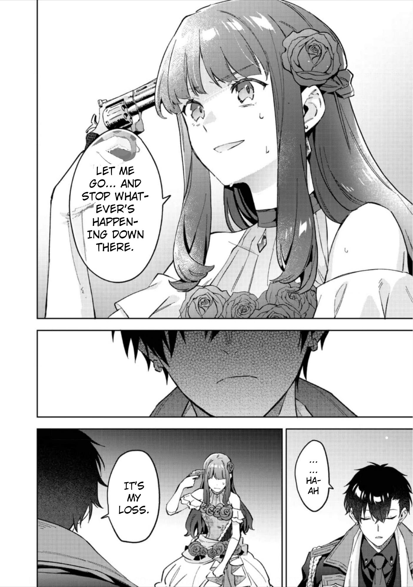 Akutou Ikka no Mana Musume, Tensei Saki mo Otome Game no Gokudou Reijou deshita.: Saijoukyuu Rank no Akuyaku-sama, Sono Dekiai wa Fuyou desu! @COMIC Chapter 12 page 3