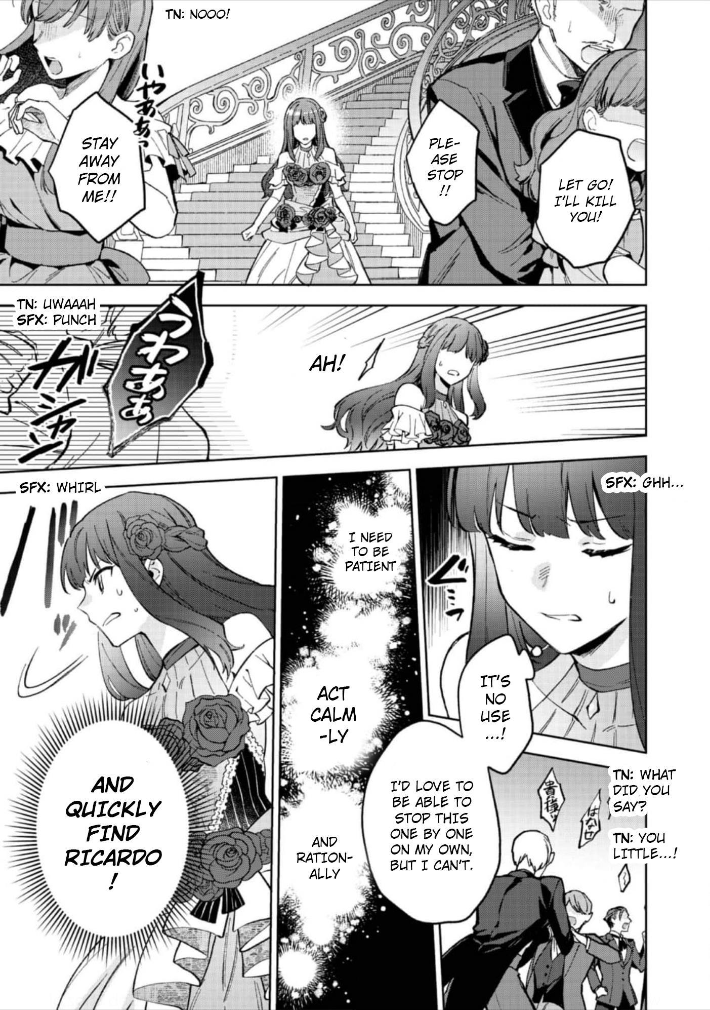 Akutou Ikka no Mana Musume, Tensei Saki mo Otome Game no Gokudou Reijou deshita.: Saijoukyuu Rank no Akuyaku-sama, Sono Dekiai wa Fuyou desu! @COMIC Chapter 12 page 6