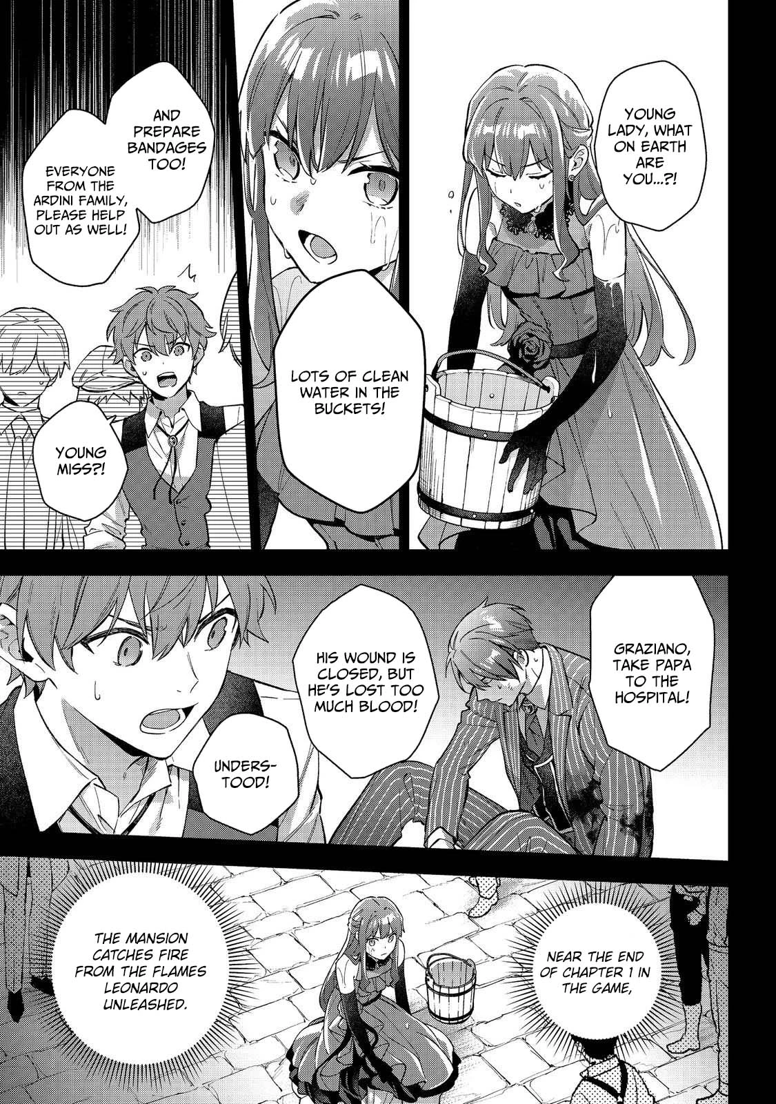 Akutou Ikka no Mana Musume, Tensei Saki mo Otome Game no Gokudou Reijou deshita.: Saijoukyuu Rank no Akuyaku-sama, Sono Dekiai wa Fuyou desu! @COMIC Chapter 29 page 11