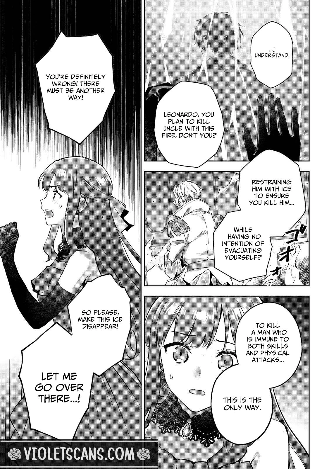 Akutou Ikka no Mana Musume, Tensei Saki mo Otome Game no Gokudou Reijou deshita.: Saijoukyuu Rank no Akuyaku-sama, Sono Dekiai wa Fuyou desu! @COMIC Chapter 29 page 17
