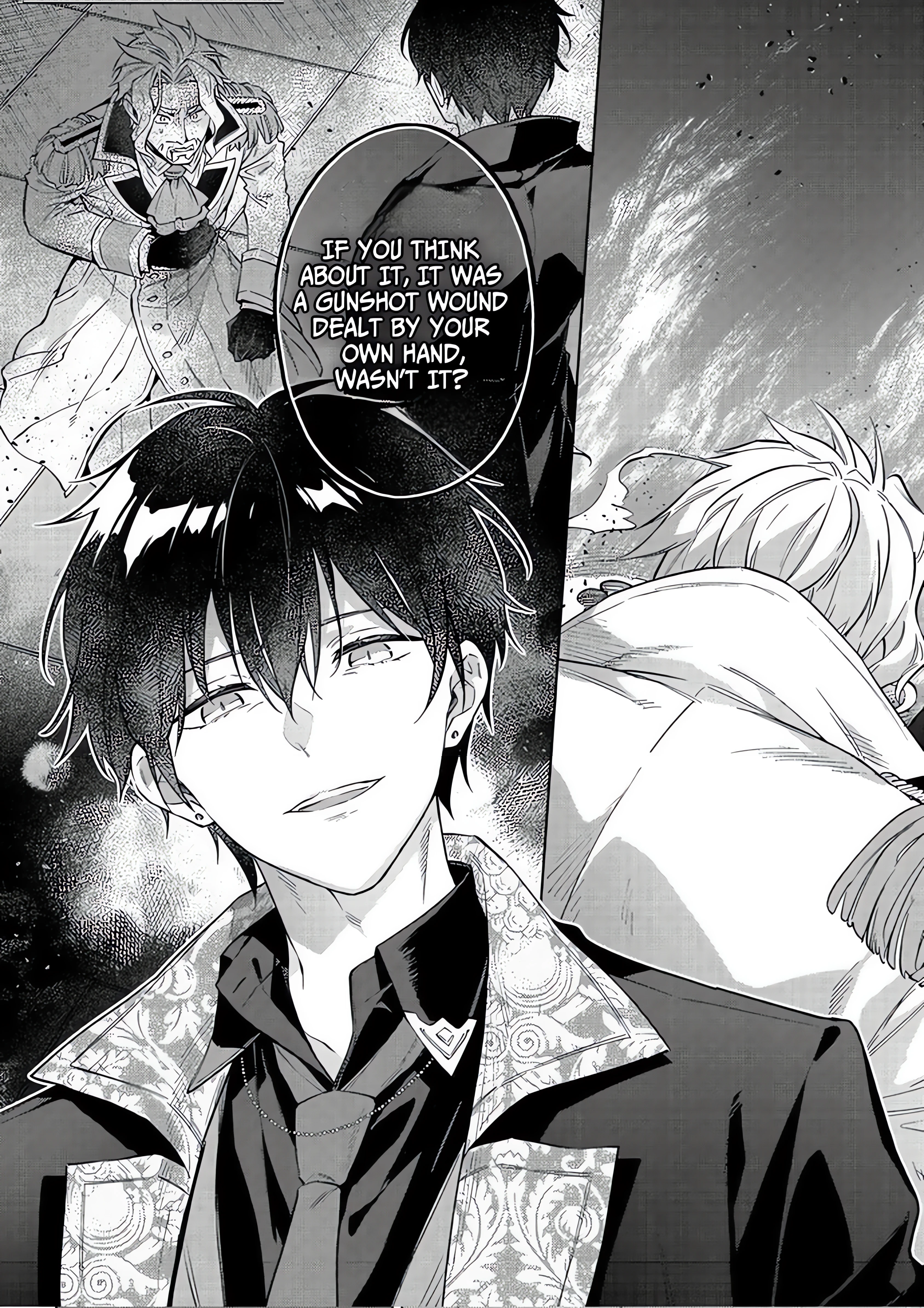 Akutou Ikka no Mana Musume, Tensei Saki mo Otome Game no Gokudou Reijou deshita.: Saijoukyuu Rank no Akuyaku-sama, Sono Dekiai wa Fuyou desu! @COMIC Chapter 30 page 15