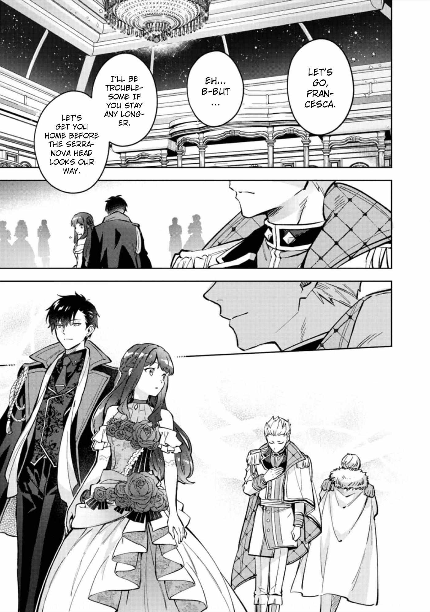 Akutou Ikka no Mana Musume, Tensei Saki mo Otome Game no Gokudou Reijou deshita.: Saijoukyuu Rank no Akuyaku-sama, Sono Dekiai wa Fuyou desu! @COMIC Chapter 13 page 19