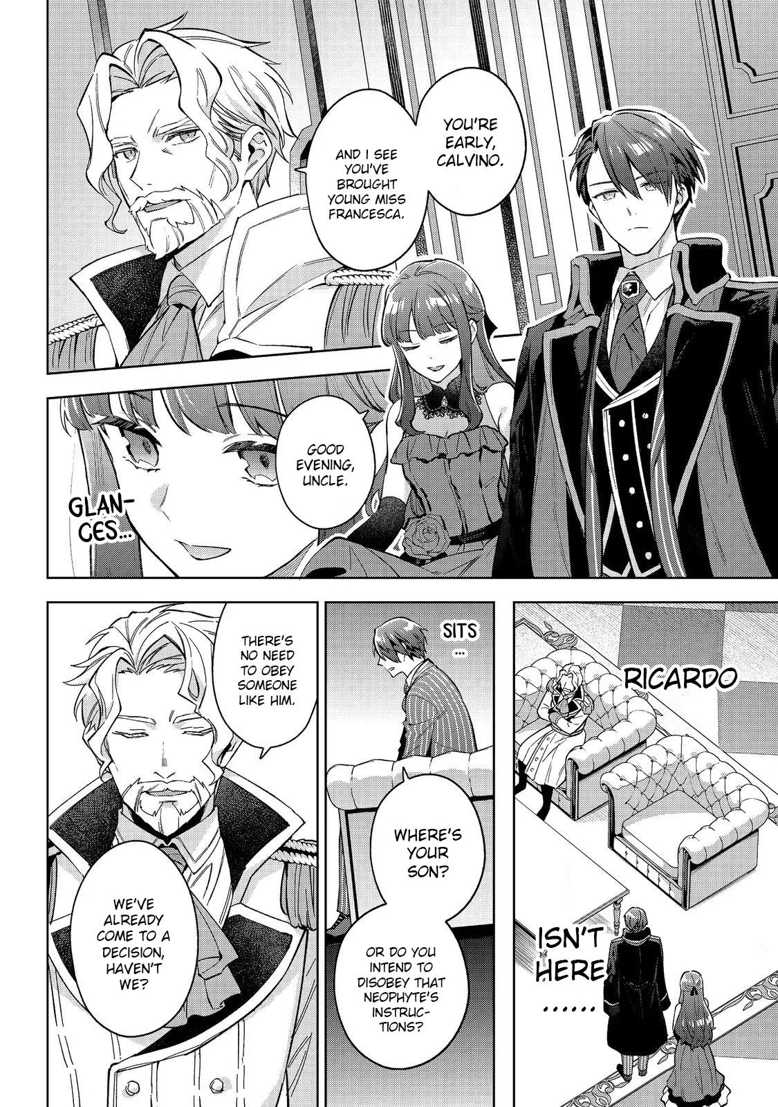 Akutou Ikka no Mana Musume, Tensei Saki mo Otome Game no Gokudou Reijou deshita.: Saijoukyuu Rank no Akuyaku-sama, Sono Dekiai wa Fuyou desu! @COMIC Chapter 25 page 2