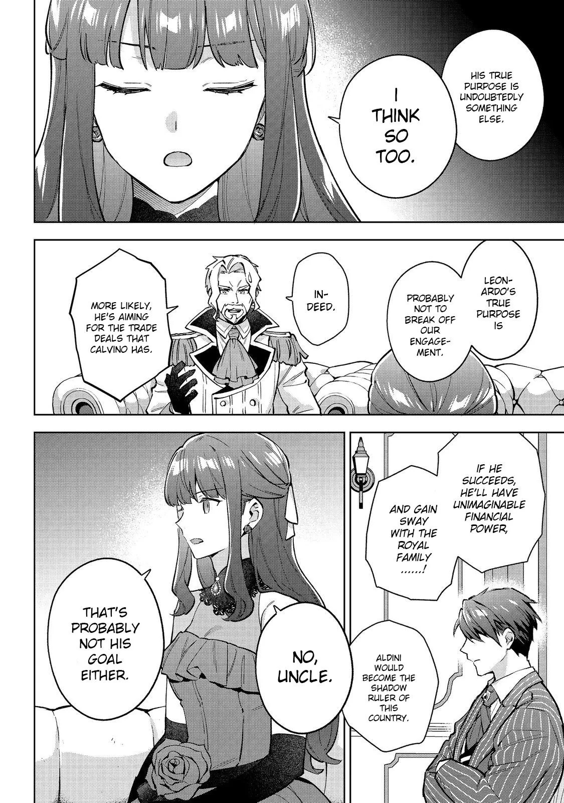 Akutou Ikka no Mana Musume, Tensei Saki mo Otome Game no Gokudou Reijou deshita.: Saijoukyuu Rank no Akuyaku-sama, Sono Dekiai wa Fuyou desu! @COMIC Chapter 25 page 6