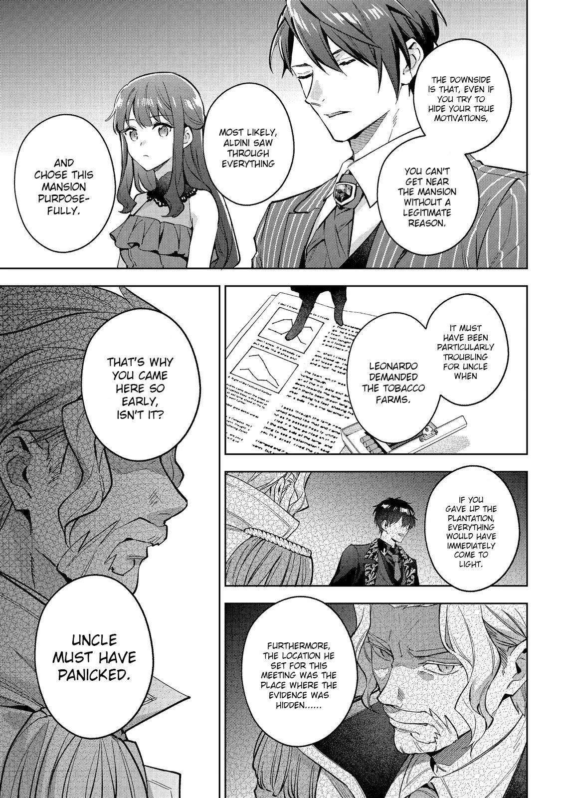 Akutou Ikka no Mana Musume, Tensei Saki mo Otome Game no Gokudou Reijou deshita.: Saijoukyuu Rank no Akuyaku-sama, Sono Dekiai wa Fuyou desu! @COMIC Chapter 25 page 17