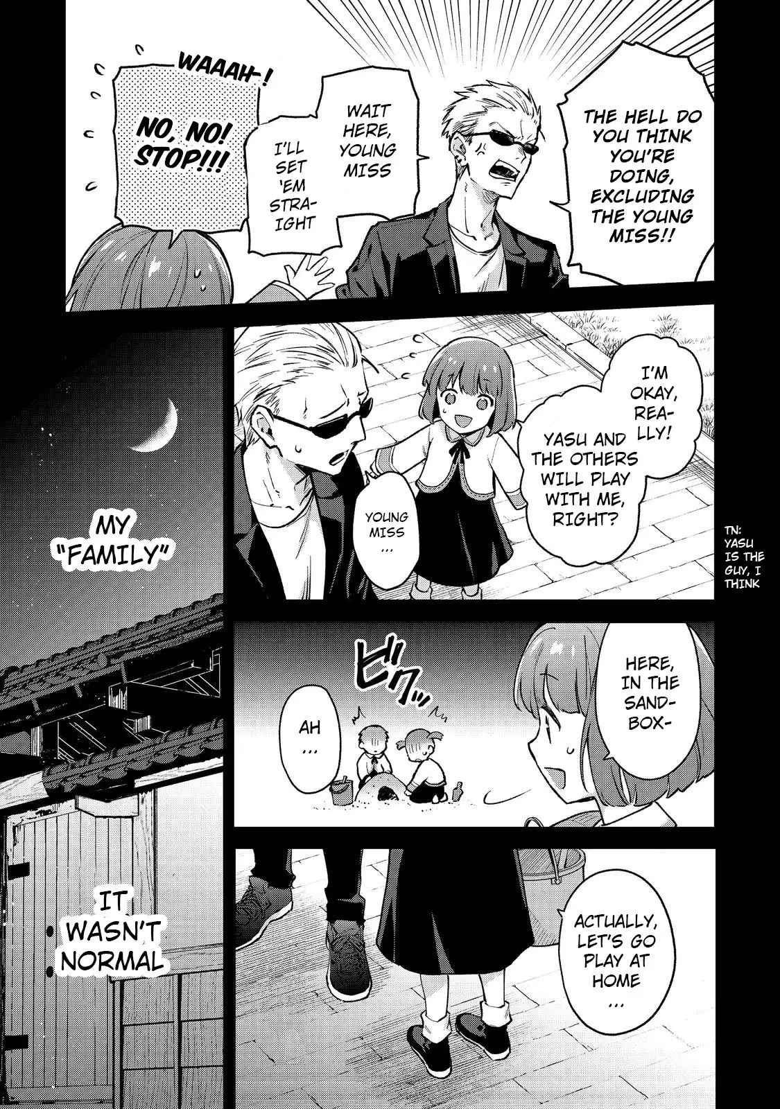 Akutou Ikka no Mana Musume, Tensei Saki mo Otome Game no Gokudou Reijou deshita.: Saijoukyuu Rank no Akuyaku-sama, Sono Dekiai wa Fuyou desu! @COMIC Chapter 1 page 22