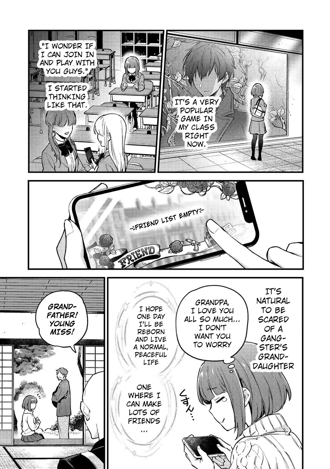 Akutou Ikka no Mana Musume, Tensei Saki mo Otome Game no Gokudou Reijou deshita.: Saijoukyuu Rank no Akuyaku-sama, Sono Dekiai wa Fuyou desu! @COMIC Chapter 1 page 26