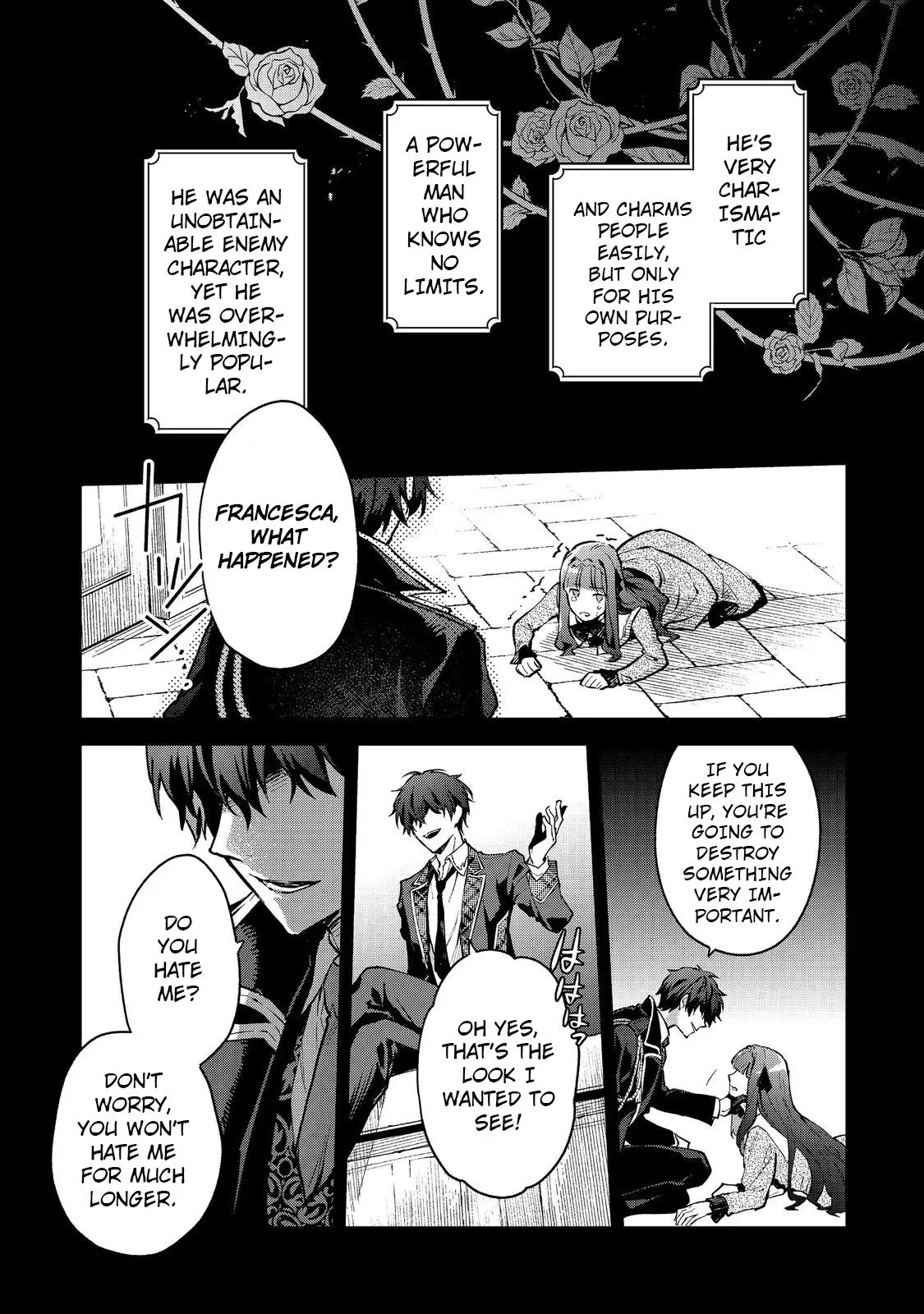 Akutou Ikka no Mana Musume, Tensei Saki mo Otome Game no Gokudou Reijou deshita.: Saijoukyuu Rank no Akuyaku-sama, Sono Dekiai wa Fuyou desu! @COMIC Chapter 1 page 48