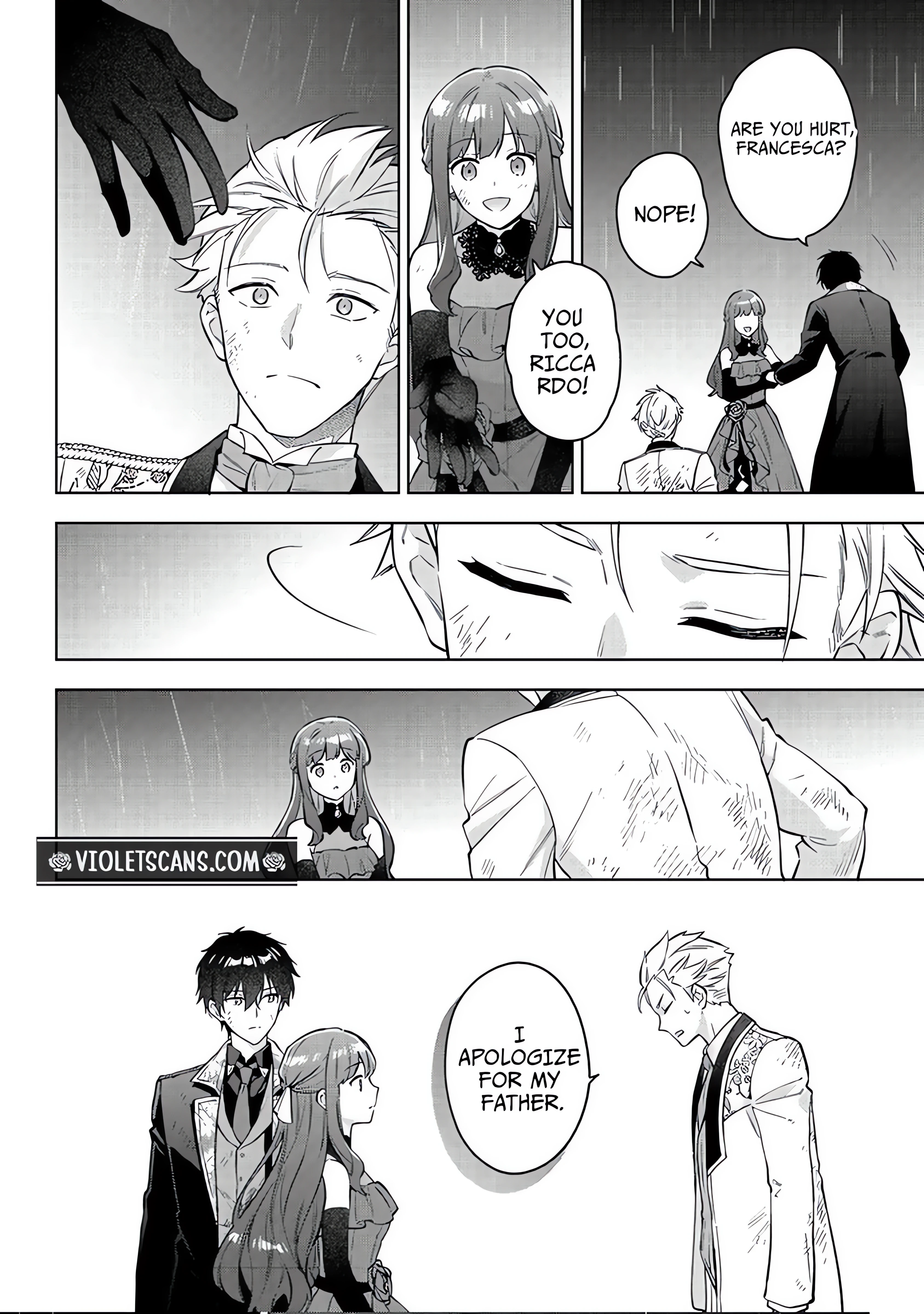 Akutou Ikka no Mana Musume, Tensei Saki mo Otome Game no Gokudou Reijou deshita.: Saijoukyuu Rank no Akuyaku-sama, Sono Dekiai wa Fuyou desu! @COMIC Chapter 31 page 4