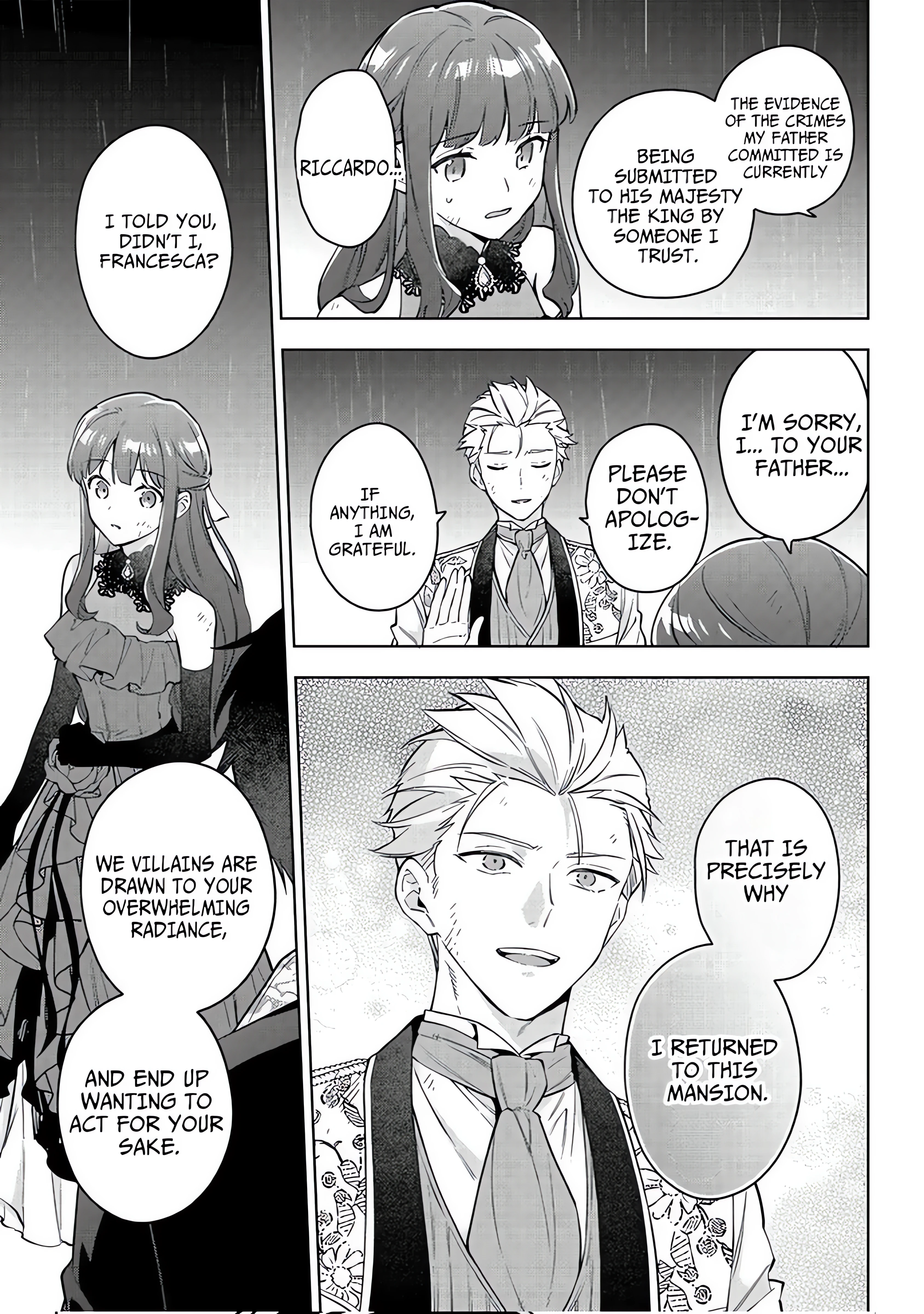 Akutou Ikka no Mana Musume, Tensei Saki mo Otome Game no Gokudou Reijou deshita.: Saijoukyuu Rank no Akuyaku-sama, Sono Dekiai wa Fuyou desu! @COMIC Chapter 31 page 5