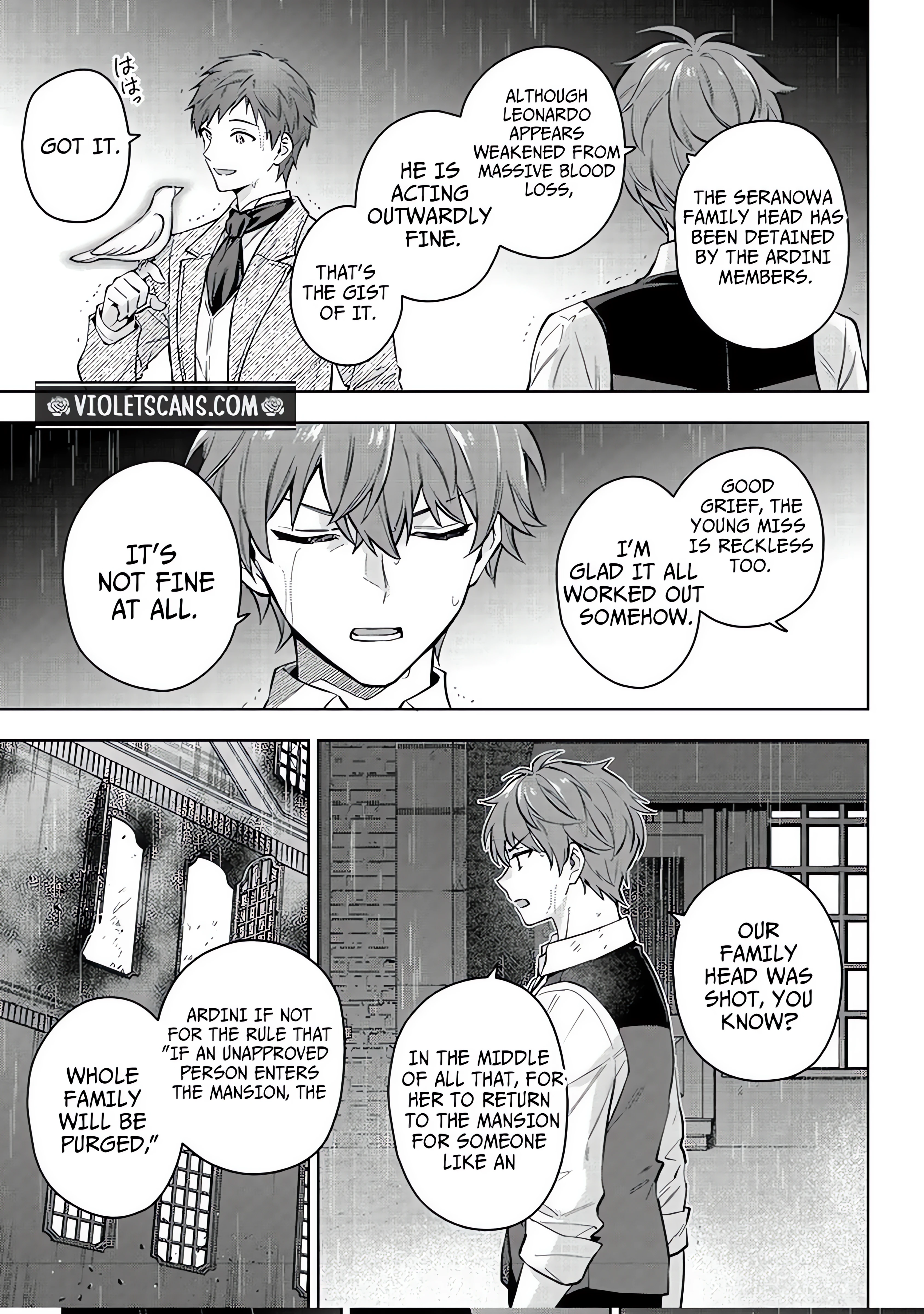 Akutou Ikka no Mana Musume, Tensei Saki mo Otome Game no Gokudou Reijou deshita.: Saijoukyuu Rank no Akuyaku-sama, Sono Dekiai wa Fuyou desu! @COMIC Chapter 31 page 13