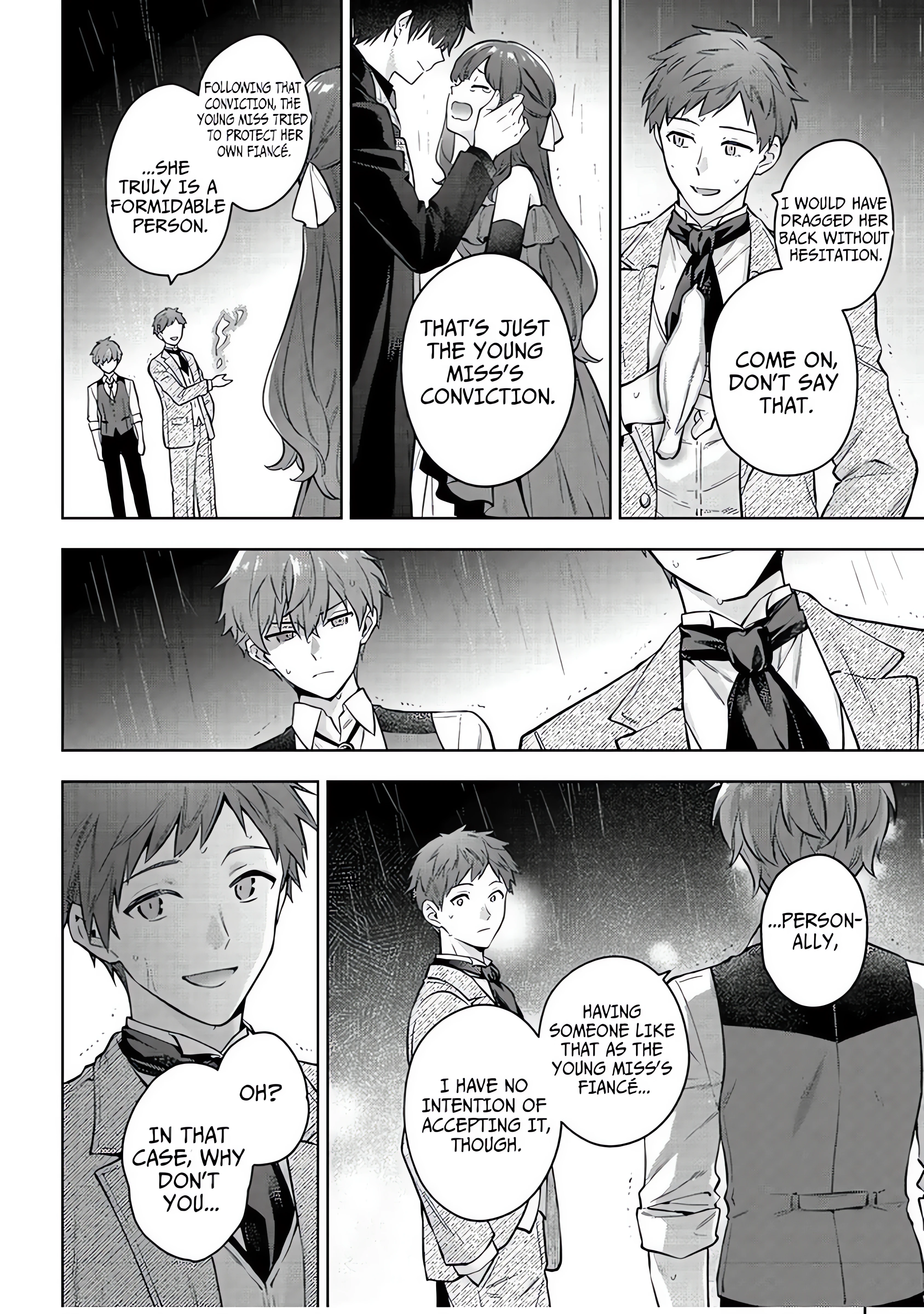 Akutou Ikka no Mana Musume, Tensei Saki mo Otome Game no Gokudou Reijou deshita.: Saijoukyuu Rank no Akuyaku-sama, Sono Dekiai wa Fuyou desu! @COMIC Chapter 31 page 14