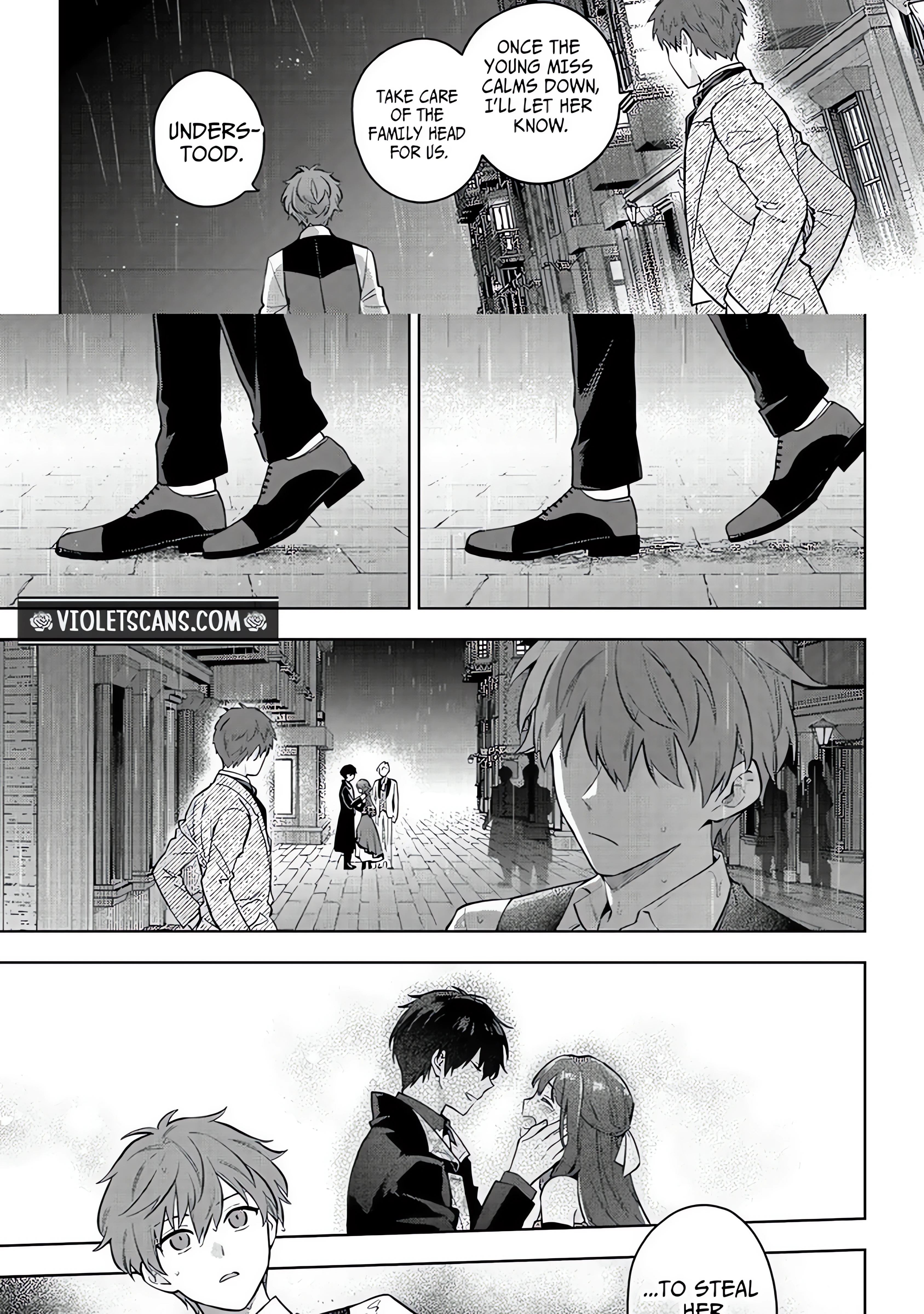 Akutou Ikka no Mana Musume, Tensei Saki mo Otome Game no Gokudou Reijou deshita.: Saijoukyuu Rank no Akuyaku-sama, Sono Dekiai wa Fuyou desu! @COMIC Chapter 31 page 17