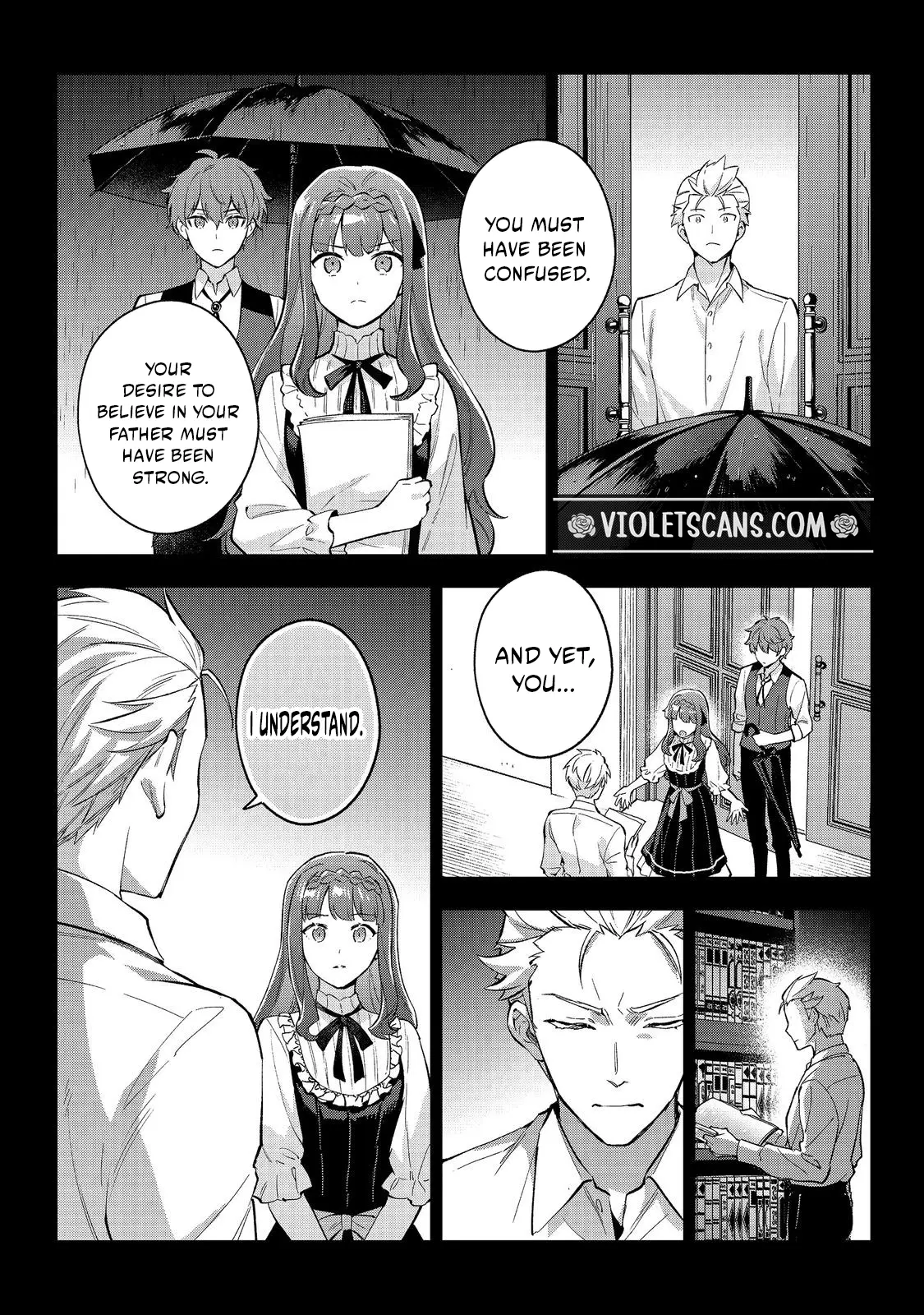Akutou Ikka no Mana Musume, Tensei Saki mo Otome Game no Gokudou Reijou deshita.: Saijoukyuu Rank no Akuyaku-sama, Sono Dekiai wa Fuyou desu! @COMIC Chapter 32 page 9