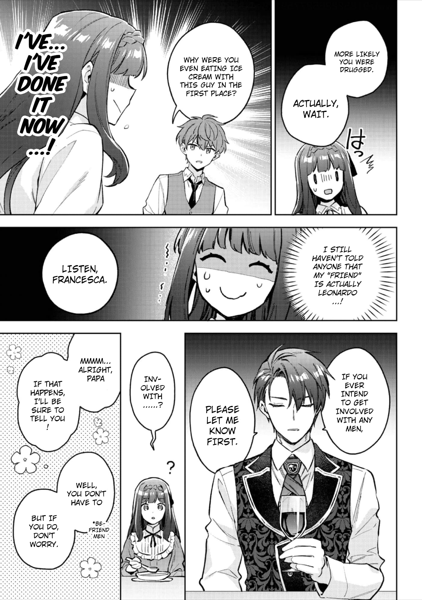 Akutou Ikka no Mana Musume, Tensei Saki mo Otome Game no Gokudou Reijou deshita.: Saijoukyuu Rank no Akuyaku-sama, Sono Dekiai wa Fuyou desu! @COMIC Chapter 19 page 6