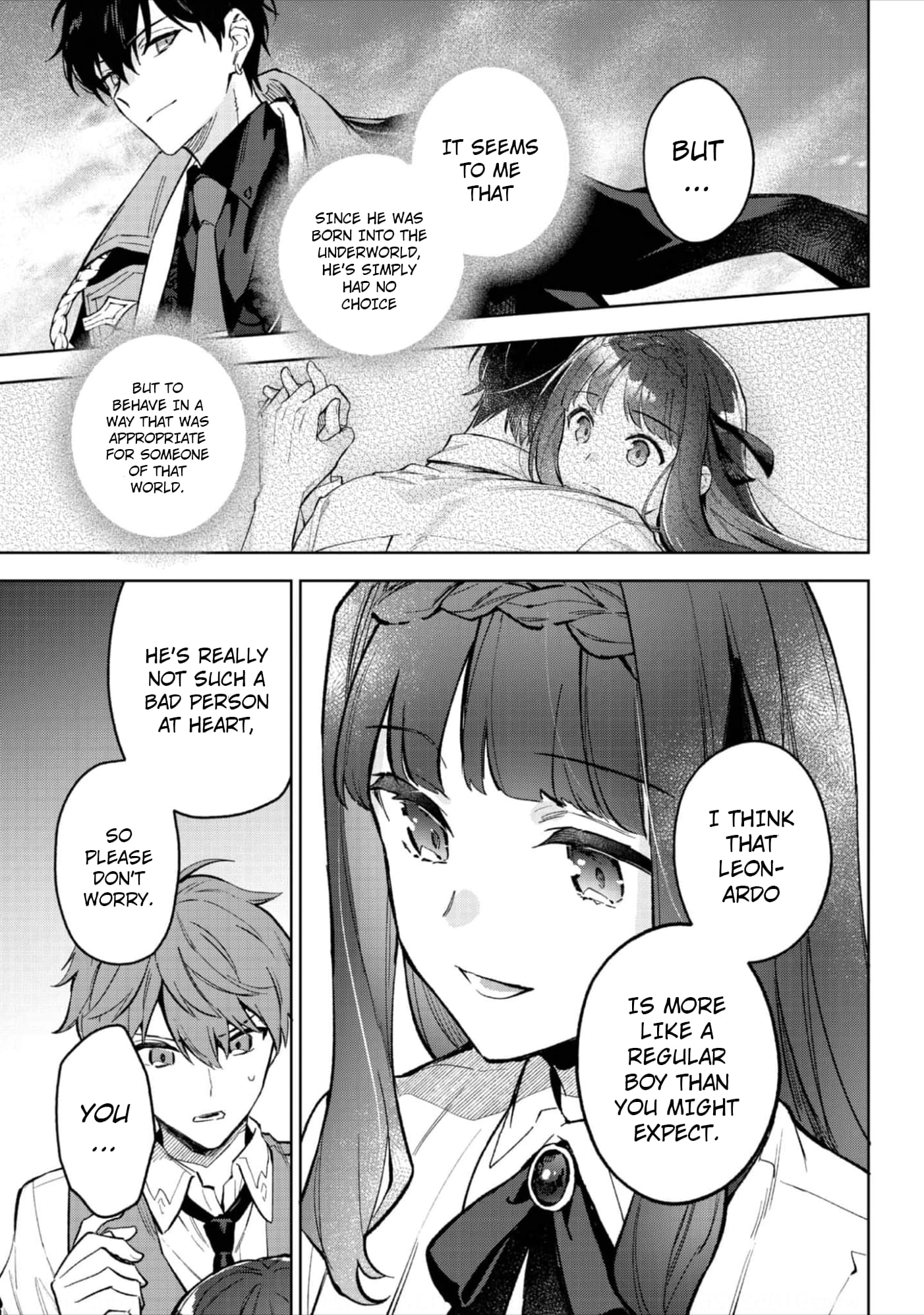 Akutou Ikka no Mana Musume, Tensei Saki mo Otome Game no Gokudou Reijou deshita.: Saijoukyuu Rank no Akuyaku-sama, Sono Dekiai wa Fuyou desu! @COMIC Chapter 19 page 18