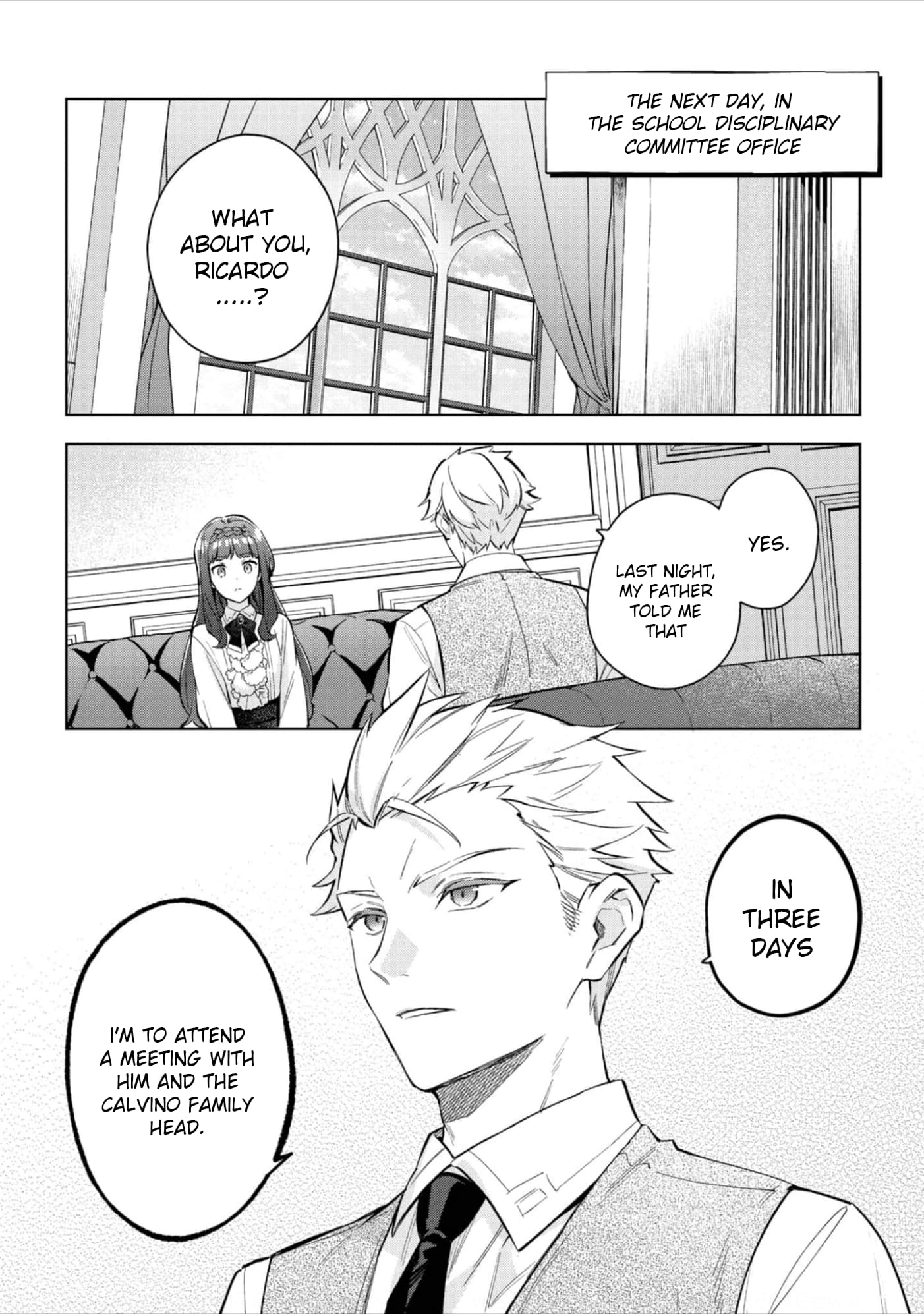 Akutou Ikka no Mana Musume, Tensei Saki mo Otome Game no Gokudou Reijou deshita.: Saijoukyuu Rank no Akuyaku-sama, Sono Dekiai wa Fuyou desu! @COMIC Chapter 20 page 2