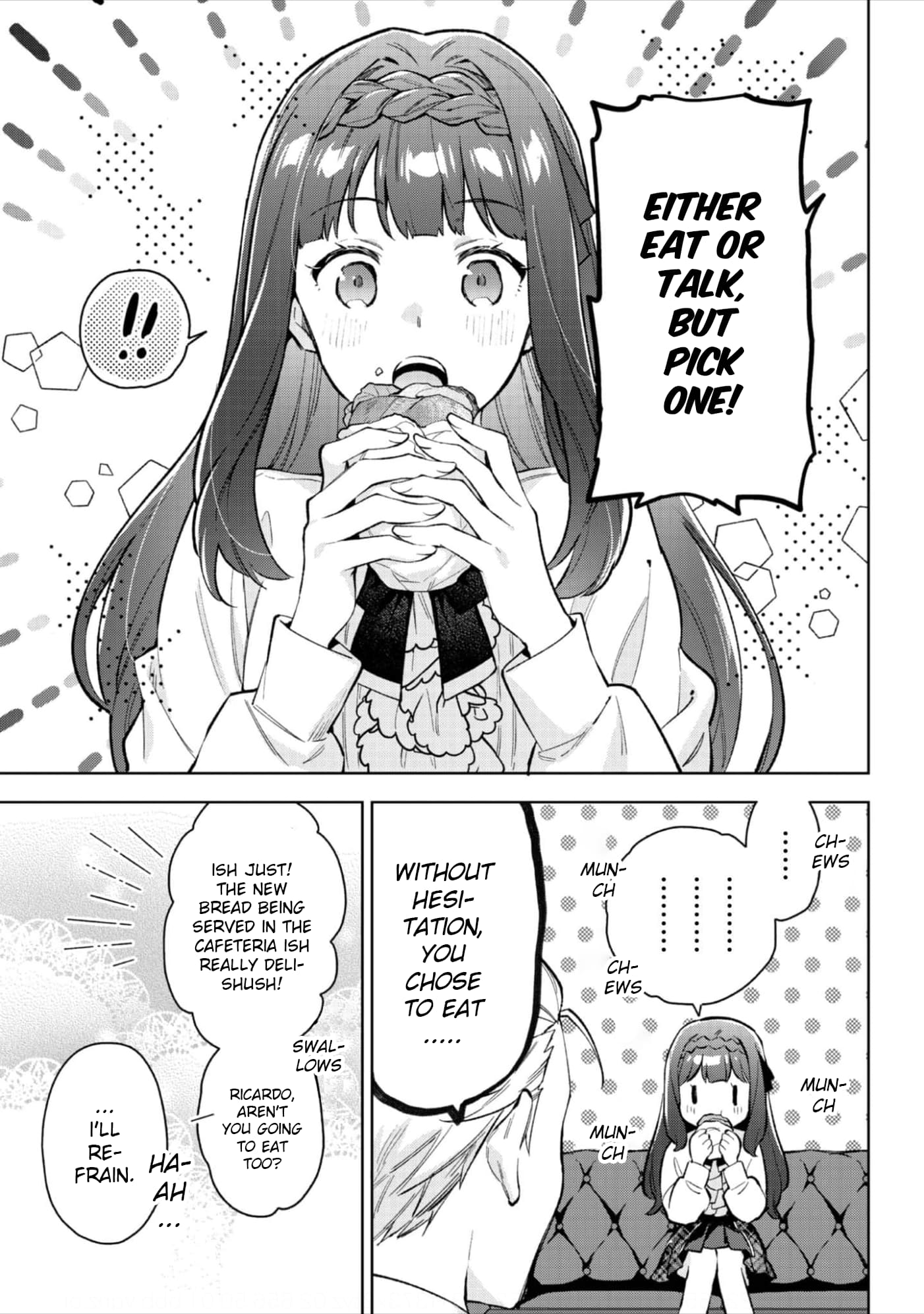 Akutou Ikka no Mana Musume, Tensei Saki mo Otome Game no Gokudou Reijou deshita.: Saijoukyuu Rank no Akuyaku-sama, Sono Dekiai wa Fuyou desu! @COMIC Chapter 20 page 4