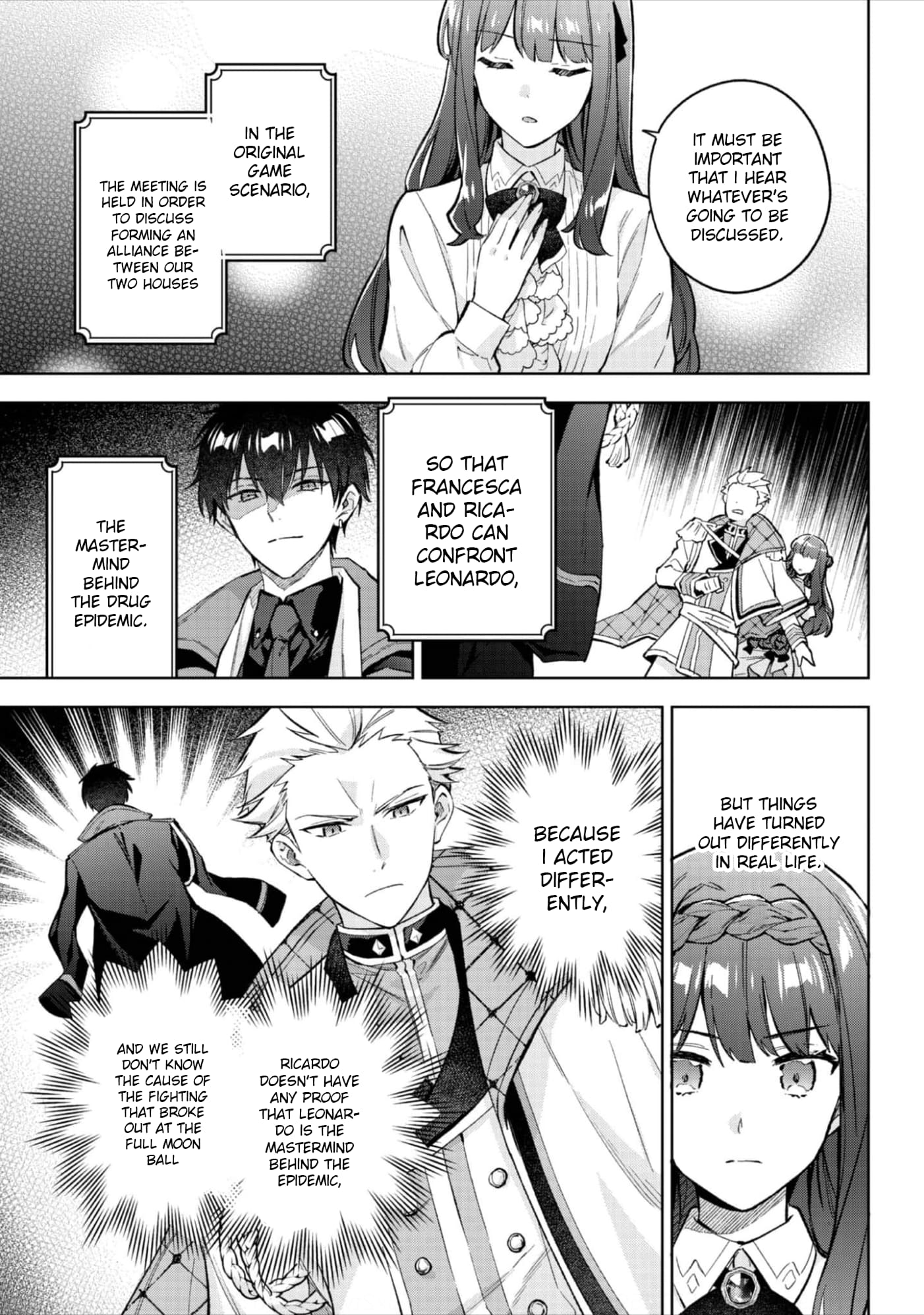 Akutou Ikka no Mana Musume, Tensei Saki mo Otome Game no Gokudou Reijou deshita.: Saijoukyuu Rank no Akuyaku-sama, Sono Dekiai wa Fuyou desu! @COMIC Chapter 20 page 6