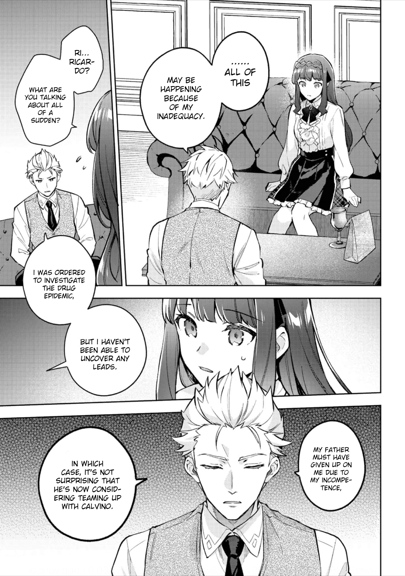 Akutou Ikka no Mana Musume, Tensei Saki mo Otome Game no Gokudou Reijou deshita.: Saijoukyuu Rank no Akuyaku-sama, Sono Dekiai wa Fuyou desu! @COMIC Chapter 20 page 8