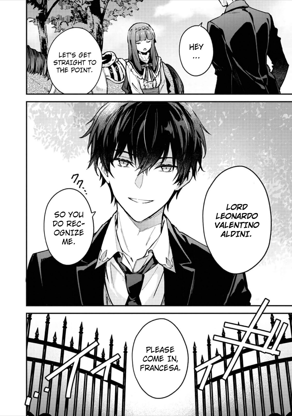 Akutou Ikka no Mana Musume, Tensei Saki mo Otome Game no Gokudou Reijou deshita.: Saijoukyuu Rank no Akuyaku-sama, Sono Dekiai wa Fuyou desu! @COMIC Chapter 2 page 3