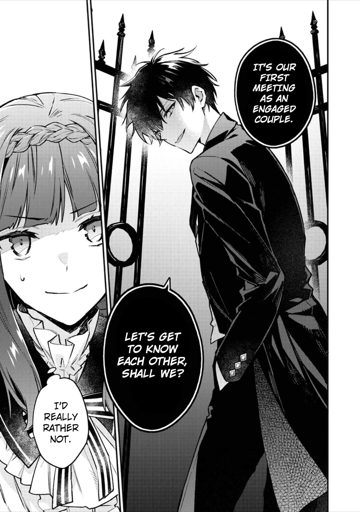 Akutou Ikka no Mana Musume, Tensei Saki mo Otome Game no Gokudou Reijou deshita.: Saijoukyuu Rank no Akuyaku-sama, Sono Dekiai wa Fuyou desu! @COMIC Chapter 2 page 4