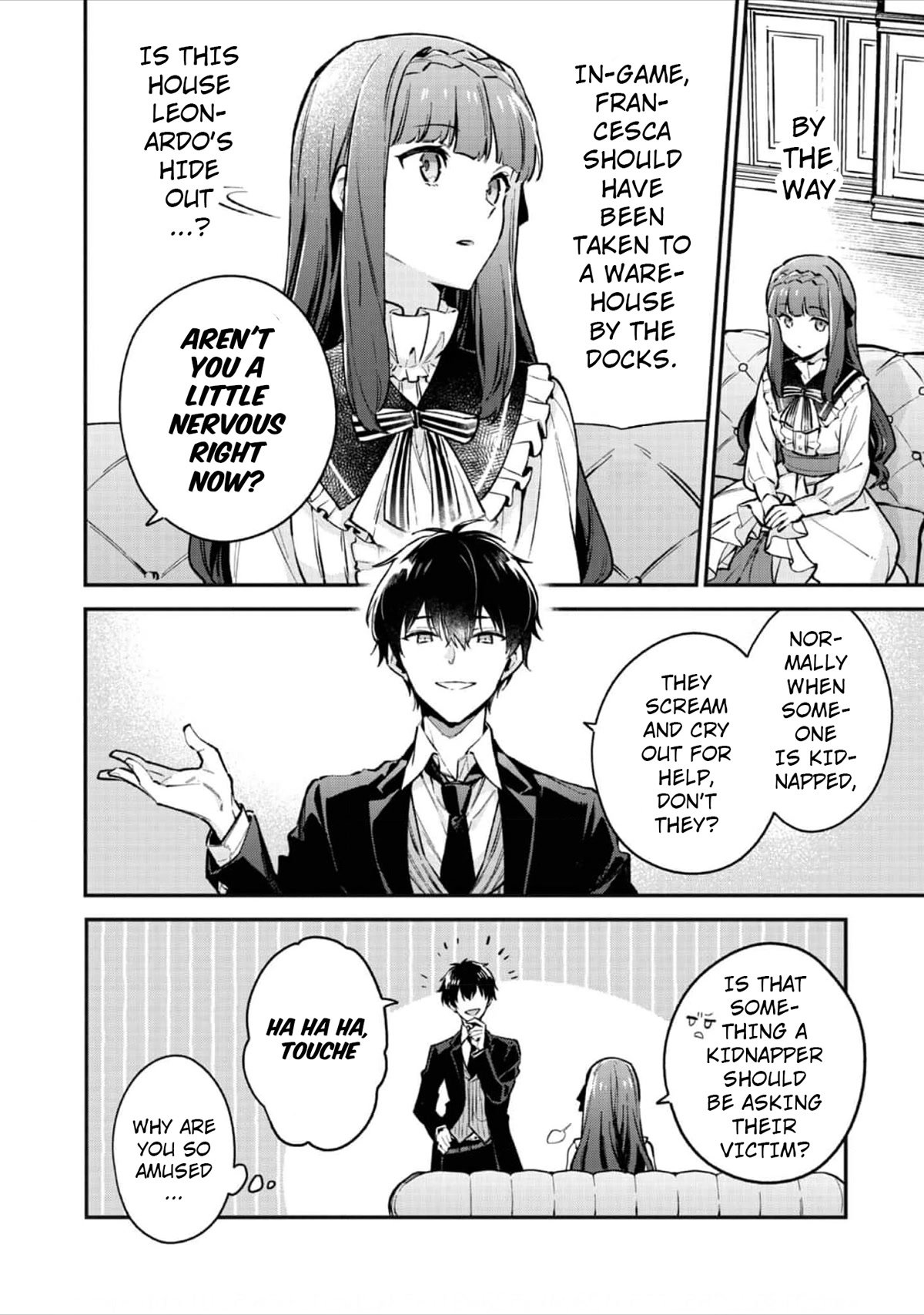 Akutou Ikka no Mana Musume, Tensei Saki mo Otome Game no Gokudou Reijou deshita.: Saijoukyuu Rank no Akuyaku-sama, Sono Dekiai wa Fuyou desu! @COMIC Chapter 2 page 7