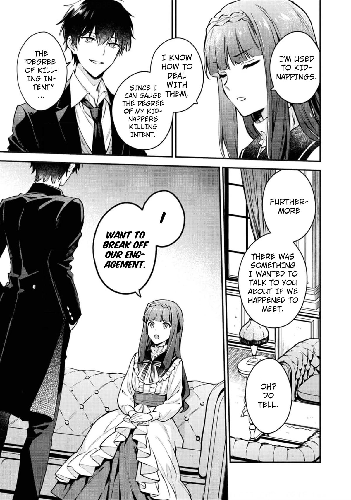 Akutou Ikka no Mana Musume, Tensei Saki mo Otome Game no Gokudou Reijou deshita.: Saijoukyuu Rank no Akuyaku-sama, Sono Dekiai wa Fuyou desu! @COMIC Chapter 2 page 8