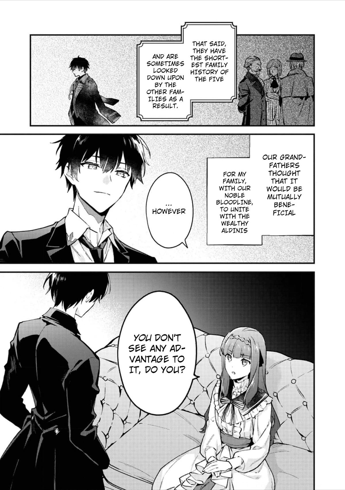 Akutou Ikka no Mana Musume, Tensei Saki mo Otome Game no Gokudou Reijou deshita.: Saijoukyuu Rank no Akuyaku-sama, Sono Dekiai wa Fuyou desu! @COMIC Chapter 2 page 10