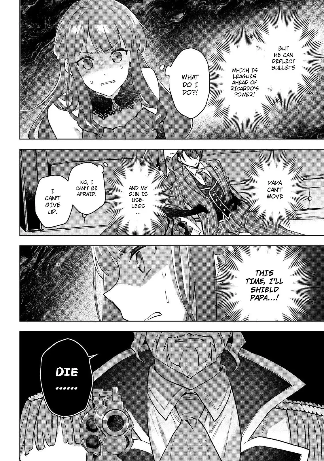 Akutou Ikka no Mana Musume, Tensei Saki mo Otome Game no Gokudou Reijou deshita.: Saijoukyuu Rank no Akuyaku-sama, Sono Dekiai wa Fuyou desu! @COMIC Chapter 26 page 12