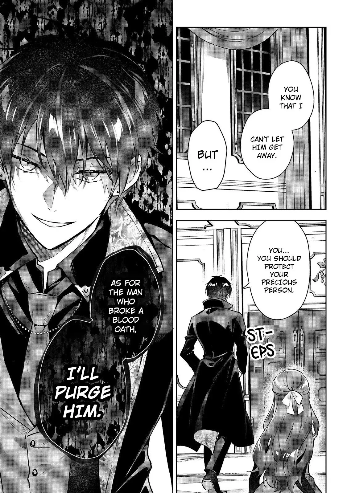 Akutou Ikka no Mana Musume, Tensei Saki mo Otome Game no Gokudou Reijou deshita.: Saijoukyuu Rank no Akuyaku-sama, Sono Dekiai wa Fuyou desu! @COMIC Chapter 26 page 25