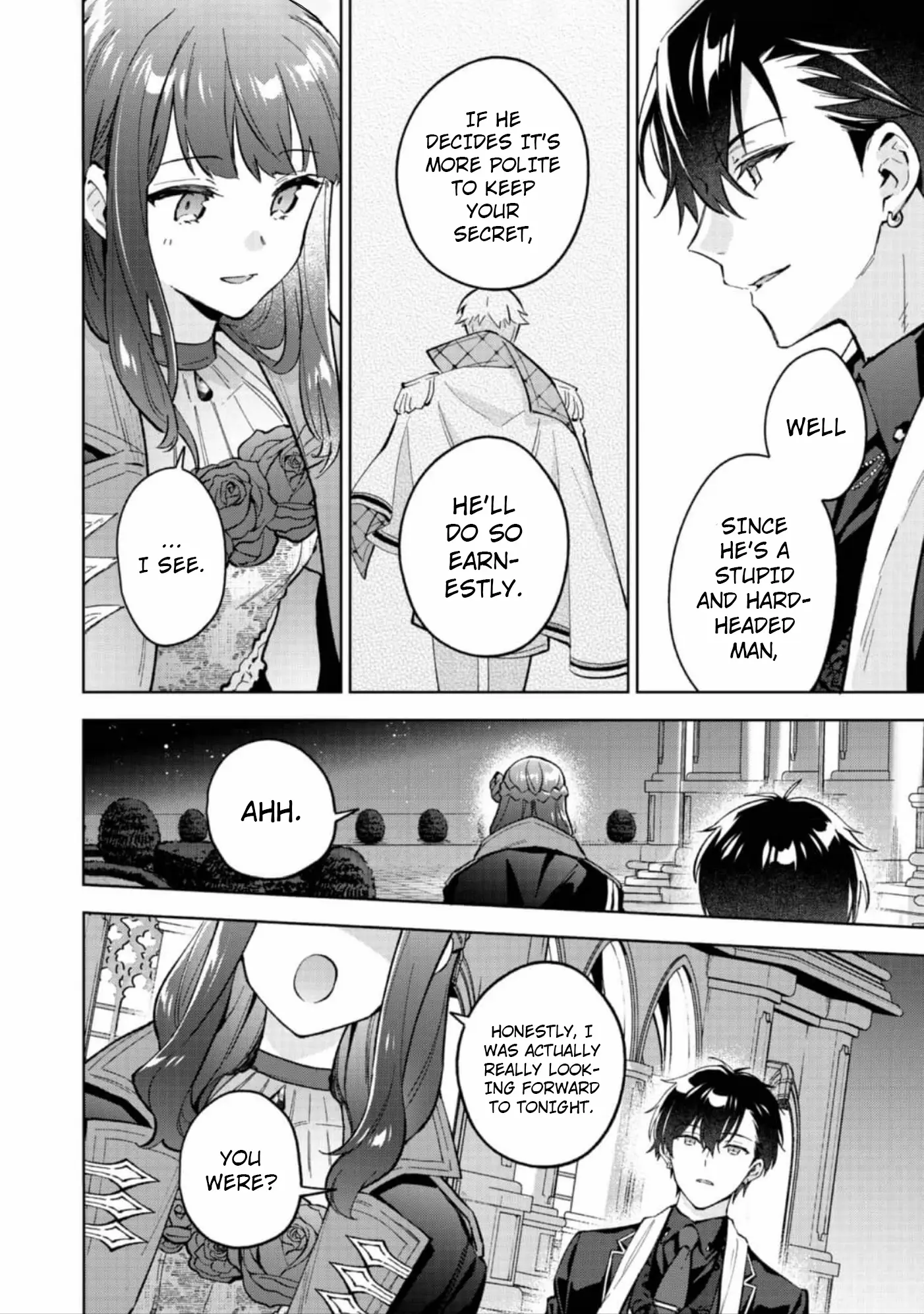 Akutou Ikka no Mana Musume, Tensei Saki mo Otome Game no Gokudou Reijou deshita.: Saijoukyuu Rank no Akuyaku-sama, Sono Dekiai wa Fuyou desu! @COMIC Chapter 14 page 4