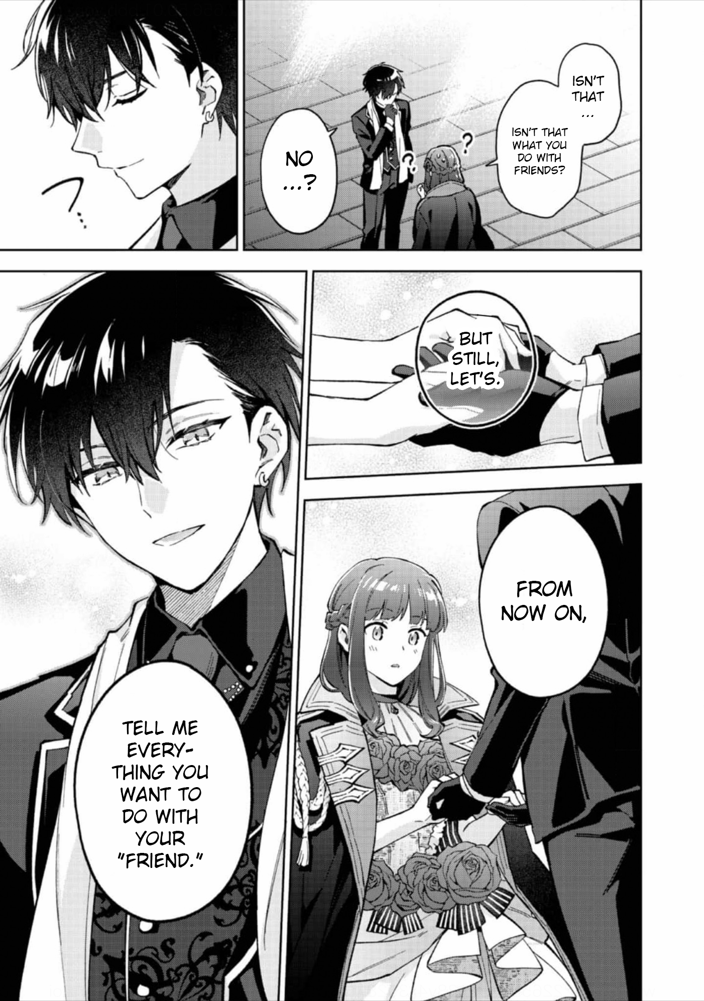 Akutou Ikka no Mana Musume, Tensei Saki mo Otome Game no Gokudou Reijou deshita.: Saijoukyuu Rank no Akuyaku-sama, Sono Dekiai wa Fuyou desu! @COMIC Chapter 14 page 11