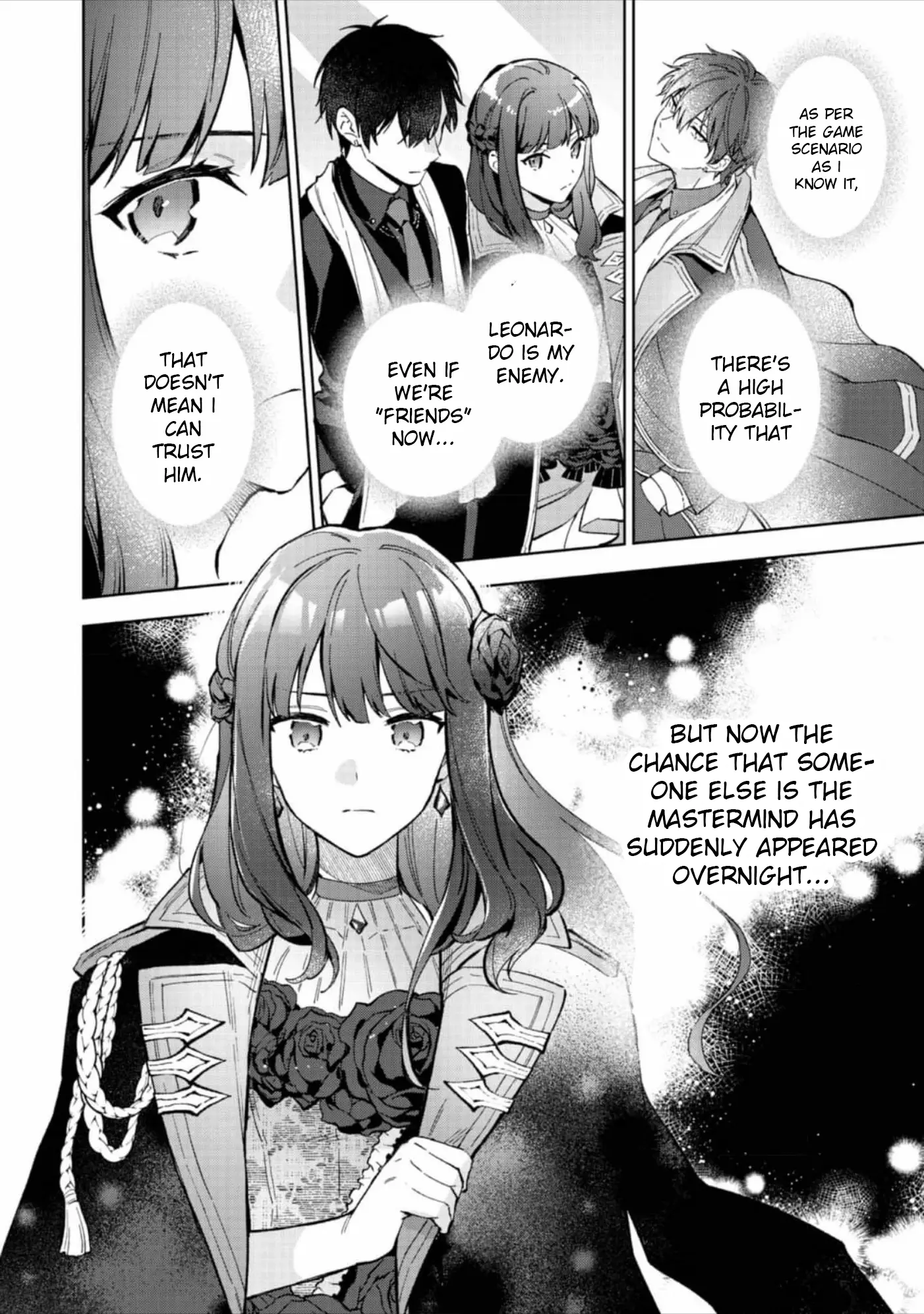 Akutou Ikka no Mana Musume, Tensei Saki mo Otome Game no Gokudou Reijou deshita.: Saijoukyuu Rank no Akuyaku-sama, Sono Dekiai wa Fuyou desu! @COMIC Chapter 14 page 20