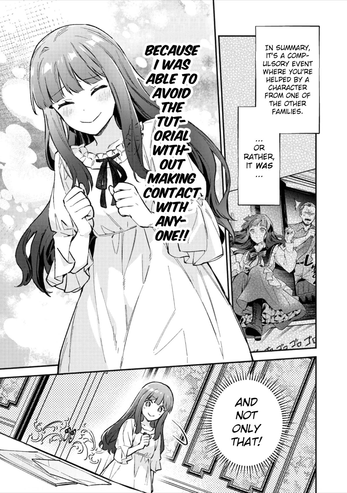 Akutou Ikka no Mana Musume, Tensei Saki mo Otome Game no Gokudou Reijou deshita.: Saijoukyuu Rank no Akuyaku-sama, Sono Dekiai wa Fuyou desu! @COMIC Chapter 3 page 4
