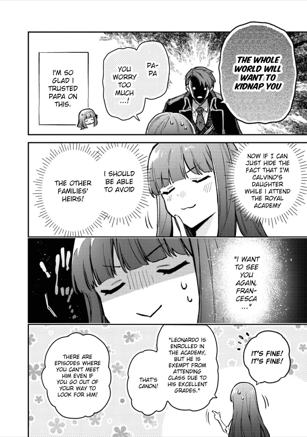 Akutou Ikka no Mana Musume, Tensei Saki mo Otome Game no Gokudou Reijou deshita.: Saijoukyuu Rank no Akuyaku-sama, Sono Dekiai wa Fuyou desu! @COMIC Chapter 3 page 7