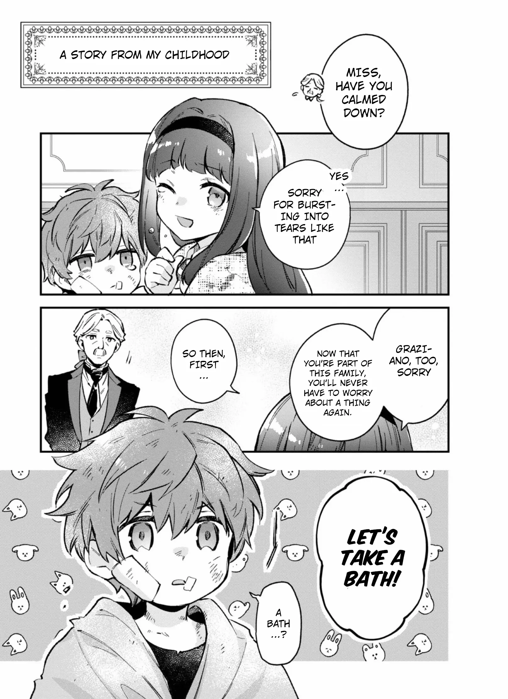 Akutou Ikka no Mana Musume, Tensei Saki mo Otome Game no Gokudou Reijou deshita.: Saijoukyuu Rank no Akuyaku-sama, Sono Dekiai wa Fuyou desu! @COMIC Chapter 4.5 page 6