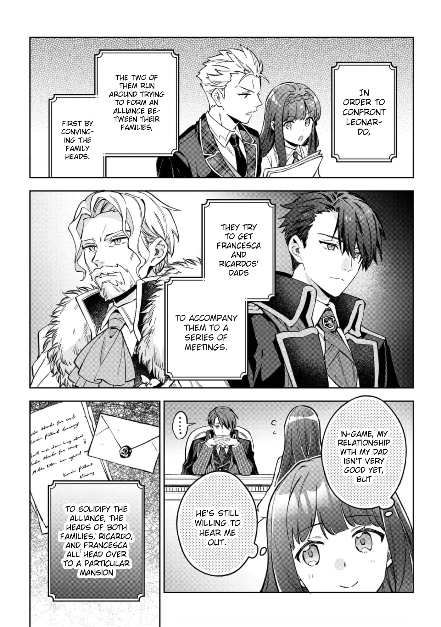 Akutou Ikka no Mana Musume, Tensei Saki mo Otome Game no Gokudou Reijou deshita.: Saijoukyuu Rank no Akuyaku-sama, Sono Dekiai wa Fuyou desu! @COMIC Chapter 17 page 17