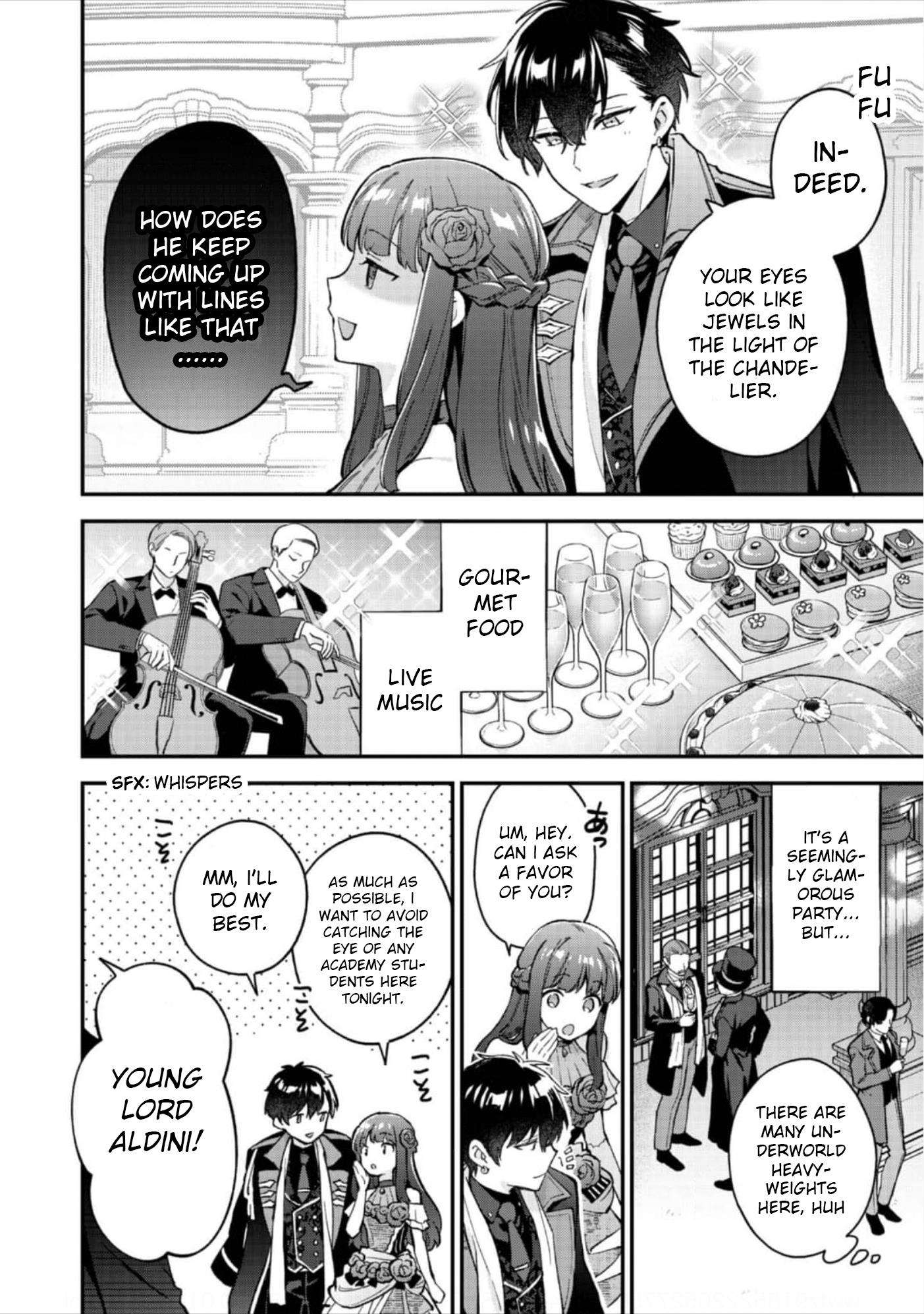 Akutou Ikka no Mana Musume, Tensei Saki mo Otome Game no Gokudou Reijou deshita.: Saijoukyuu Rank no Akuyaku-sama, Sono Dekiai wa Fuyou desu! @COMIC Chapter 9 page 3