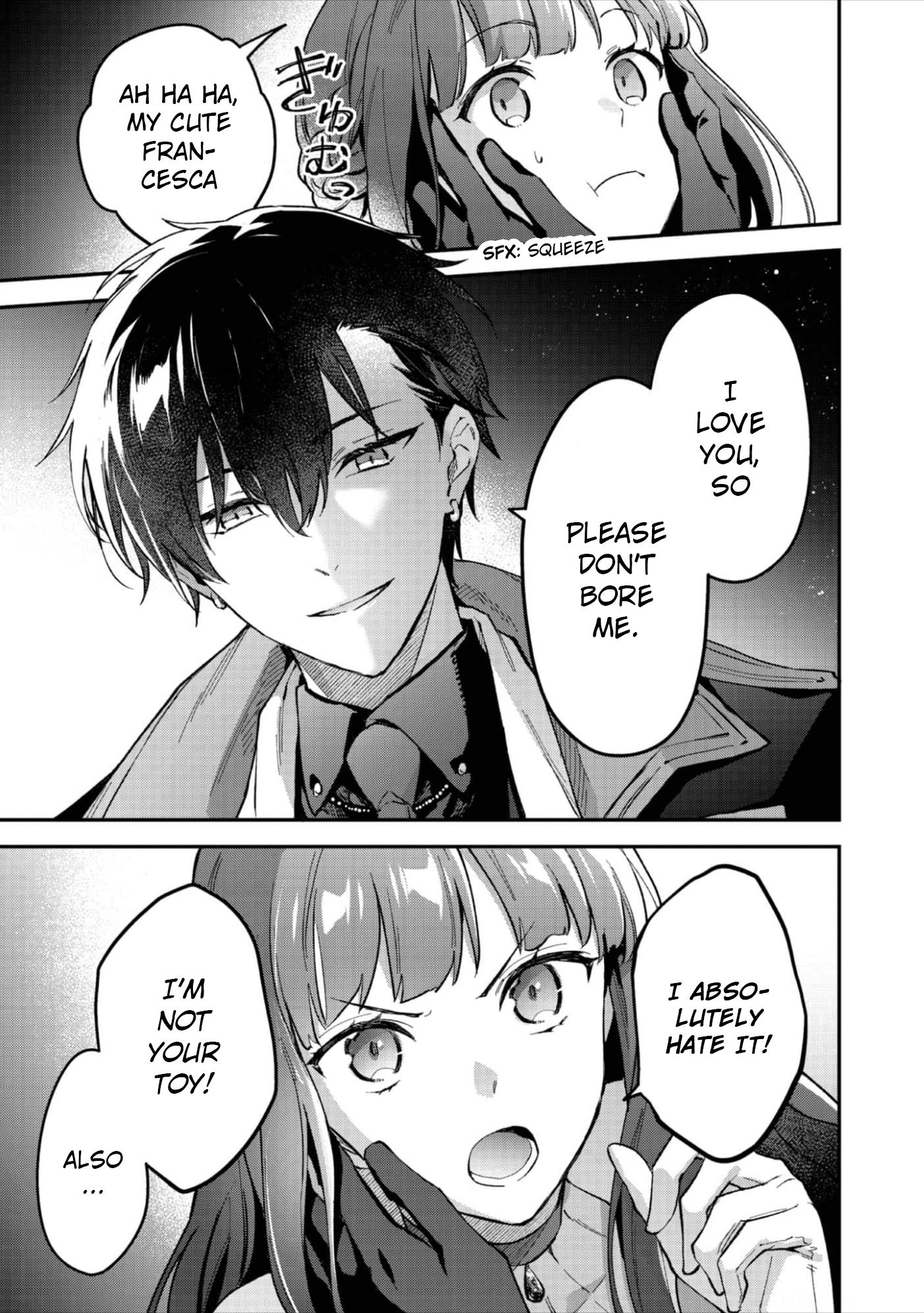 Akutou Ikka no Mana Musume, Tensei Saki mo Otome Game no Gokudou Reijou deshita.: Saijoukyuu Rank no Akuyaku-sama, Sono Dekiai wa Fuyou desu! @COMIC Chapter 9 page 22